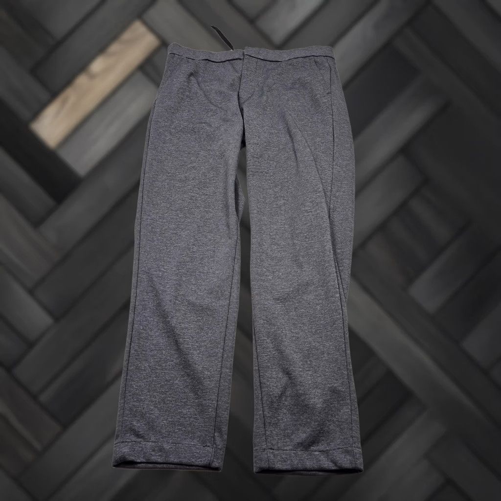 Bonobos Bonobos Sweatpants Mens Large Gray Elastic Waist Zip Fly Pockets Casual Knit Polyester Straight Front Size US 33 - 1 Thumbnail