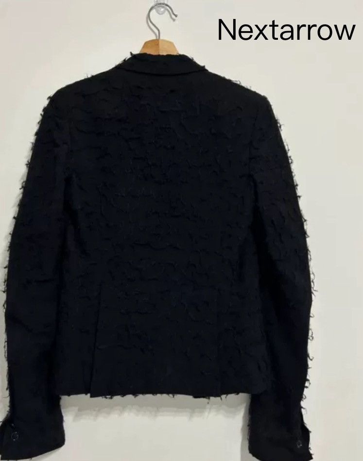 Rick Owens Rick Owens early silk shattered texture dark suit jacket Size US M / EU 48-50 / 2 - 2 Thumbnail