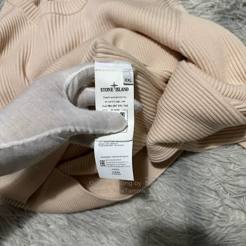 Stone Island Stone Island Wool Knit Sweater Cardigan Dust Pink Color Si Size US XXL / EU 58 / 5 - 5 Thumbnail