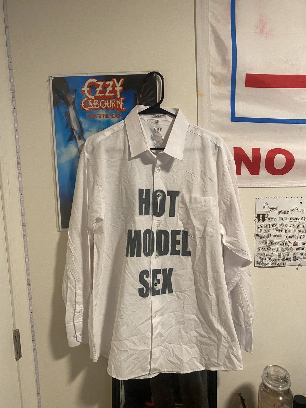 Hot model sex button up