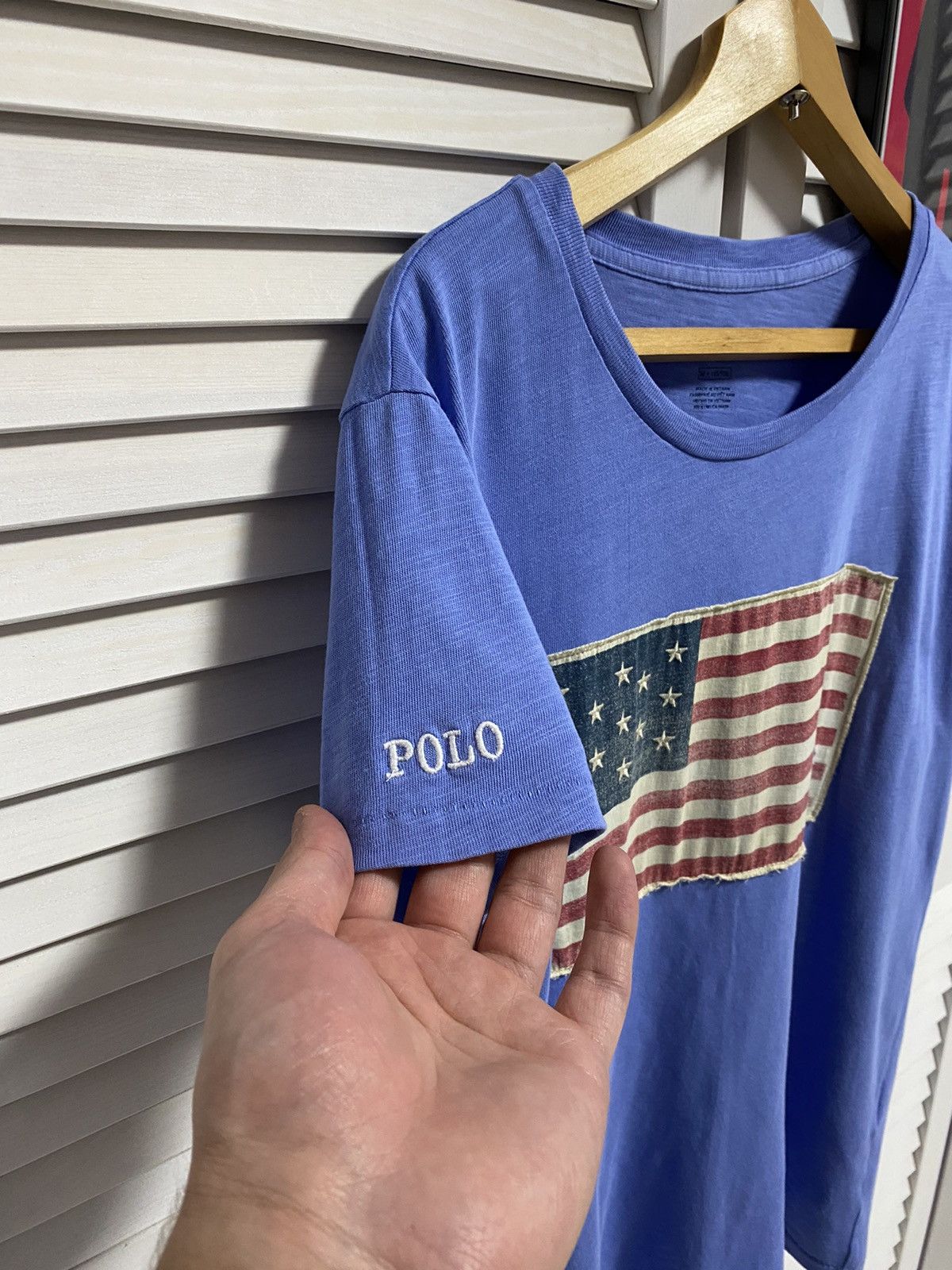 Polo Ralph Lauren × Vintage T-Shirt Polo Ralph Lauren USA Flag New Condition Size M / US 6-8 / IT 42-44 - 3 Thumbnail