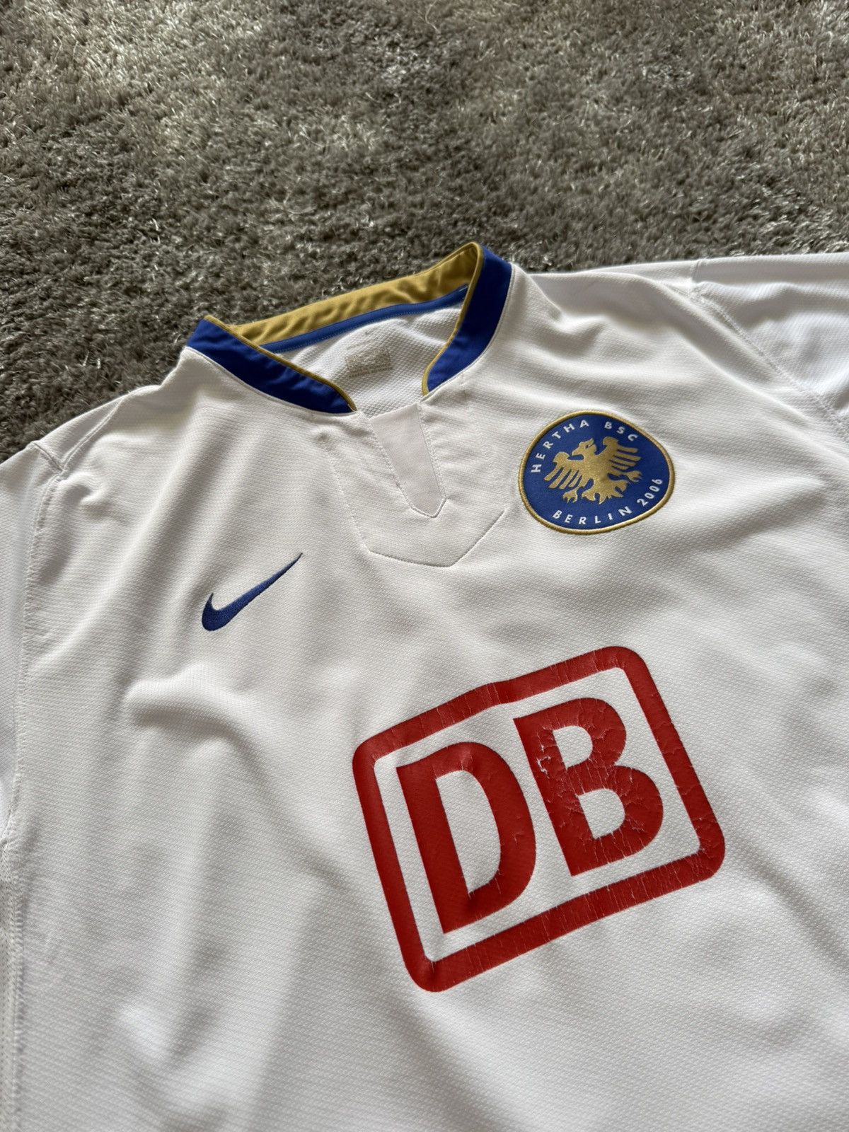 Nike Hertha Berlin Bundesliga Vintage 00s Football Jersey Nike Size US L / EU 52-54 / 3 - 2 Thumbnail