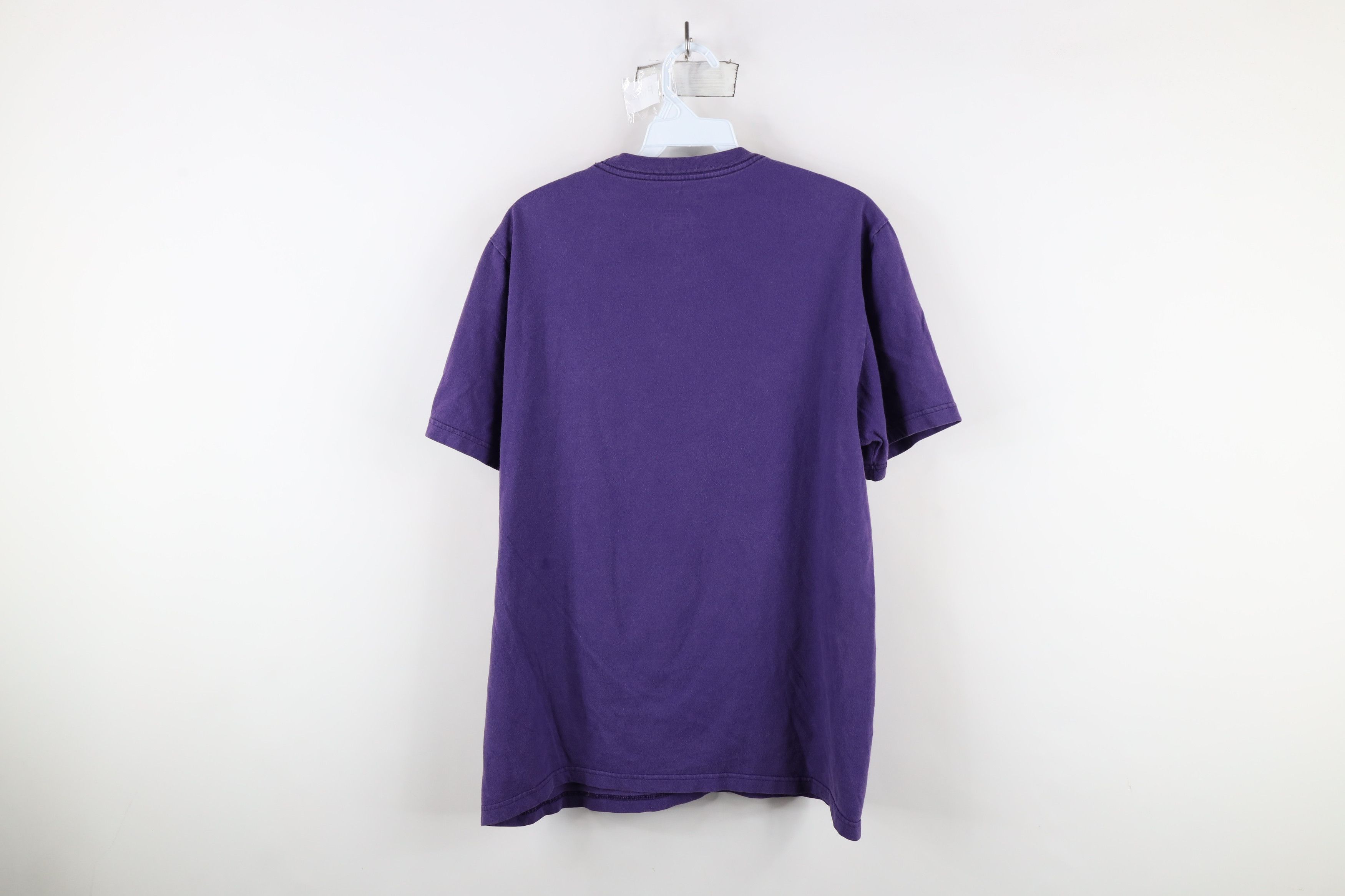 Nike × Vintage Vintage Nike Scott Mini Swoosh Short Sleeve T-Shirt Purple Size US M / EU 48-50 / 2 - 10 Thumbnail