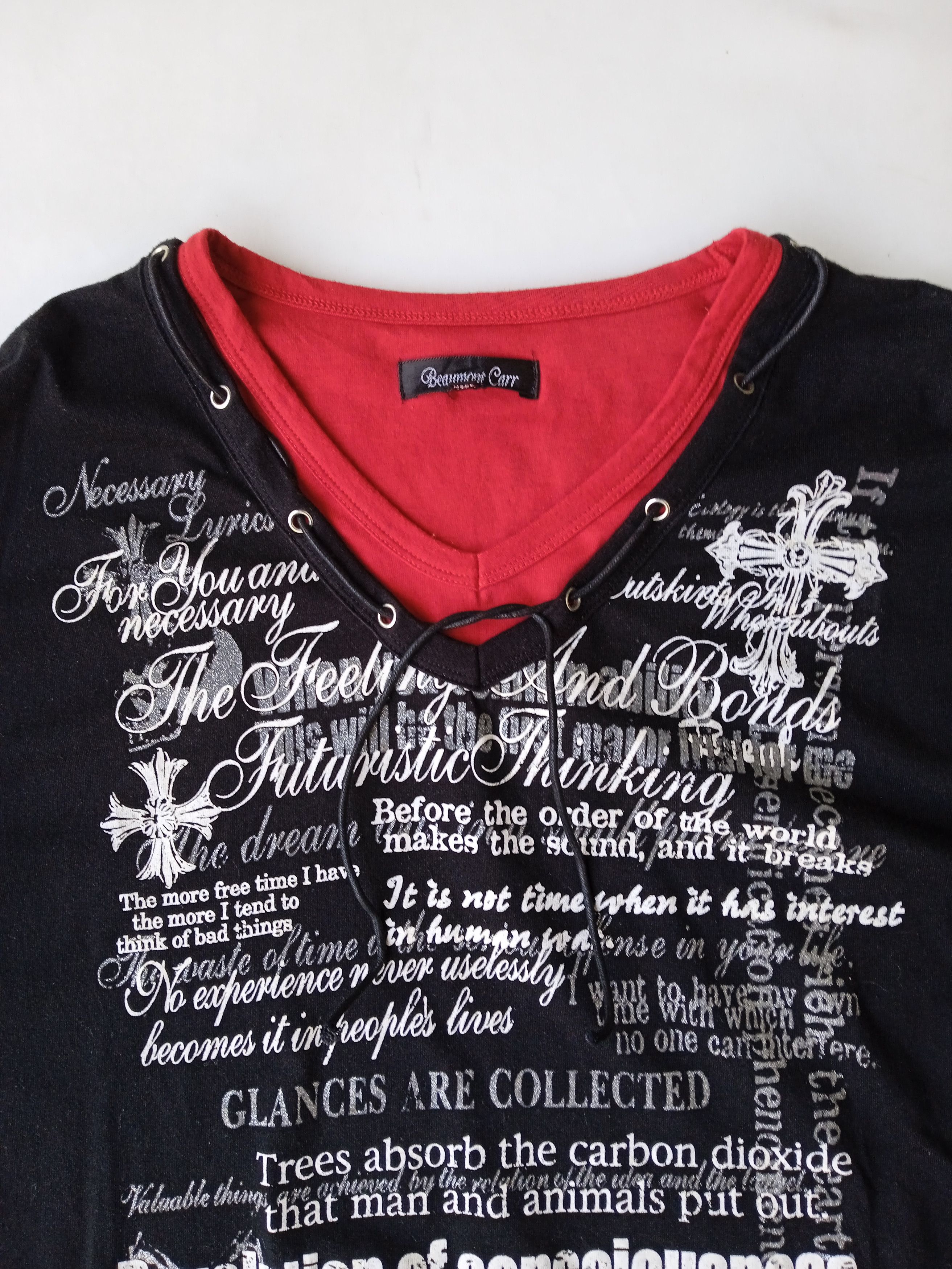 If Six Was Nine × Japanese Brand × Le Grande Bleu (L.G.B.) Beaumont Carr Poem Cross Lace Up Size US XL / EU 56 / 4 - 2 Thumbnail