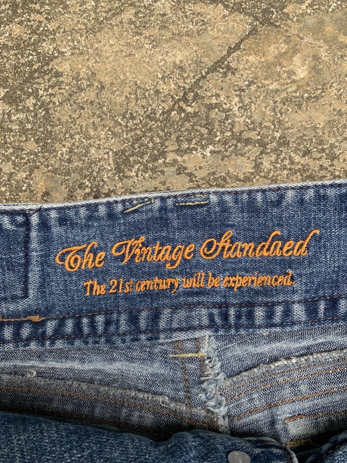 Japanese Brand × Vintage y2k Heaven Wings Skull Motorcycles Big Embroidery Jorts Size 31" - 10 Thumbnail