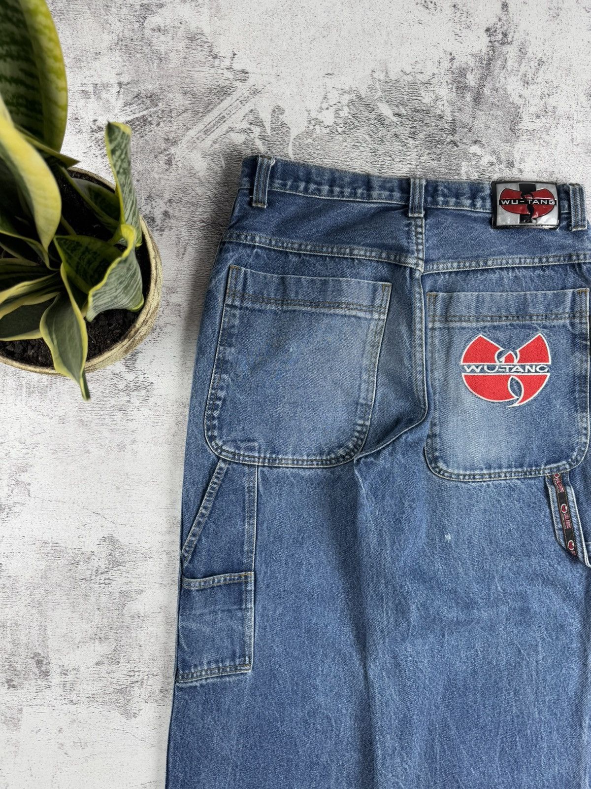 Wu-Tang Clan WU-TANG VINTAGE DENIM RAP HIP HOP BAGGY SKATE JEANS PANTS Size US 34 / EU 50 - 9 Thumbnail