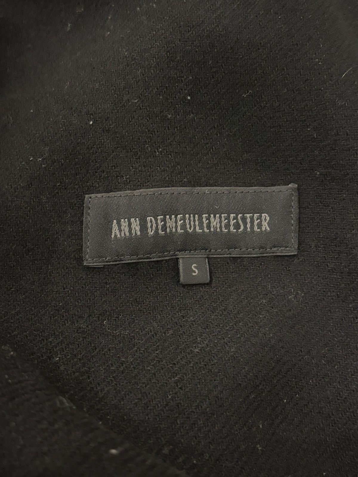Ann Demeulemeester Ann Demeulemeester | Single-Layer Wool Coat Size US S / EU 44-46 / 1 - 7 Thumbnail