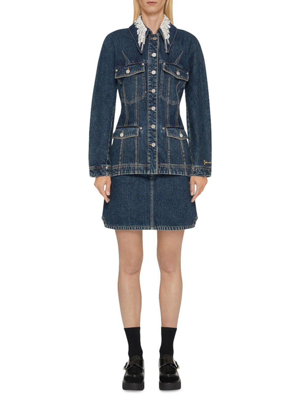 Givenchy o1w1db10126 jacket in Dark Blue Size M / US 6-8 / IT 42-44 - 5 Thumbnail
