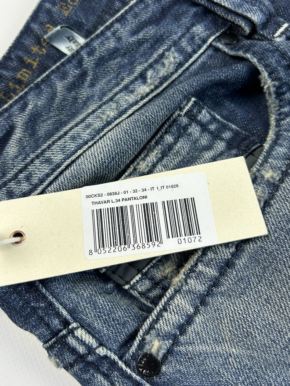 Diesel × Dolce & Gabbana × Jean Paul Gaultier Y2k jeans Diesel patchwork rare denim pants Size US 32 / EU 48 - 11 Thumbnail