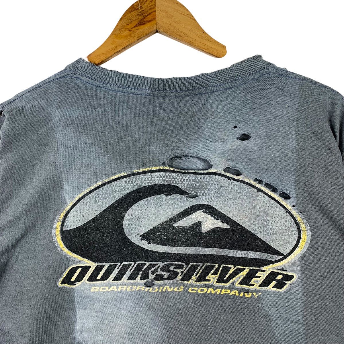 Quiksilver Vintage 90s QUIKSILVER Surfing Brand Hawaii Sunfaded Shirt Size US M / EU 48-50 / 2 - 2 Thumbnail