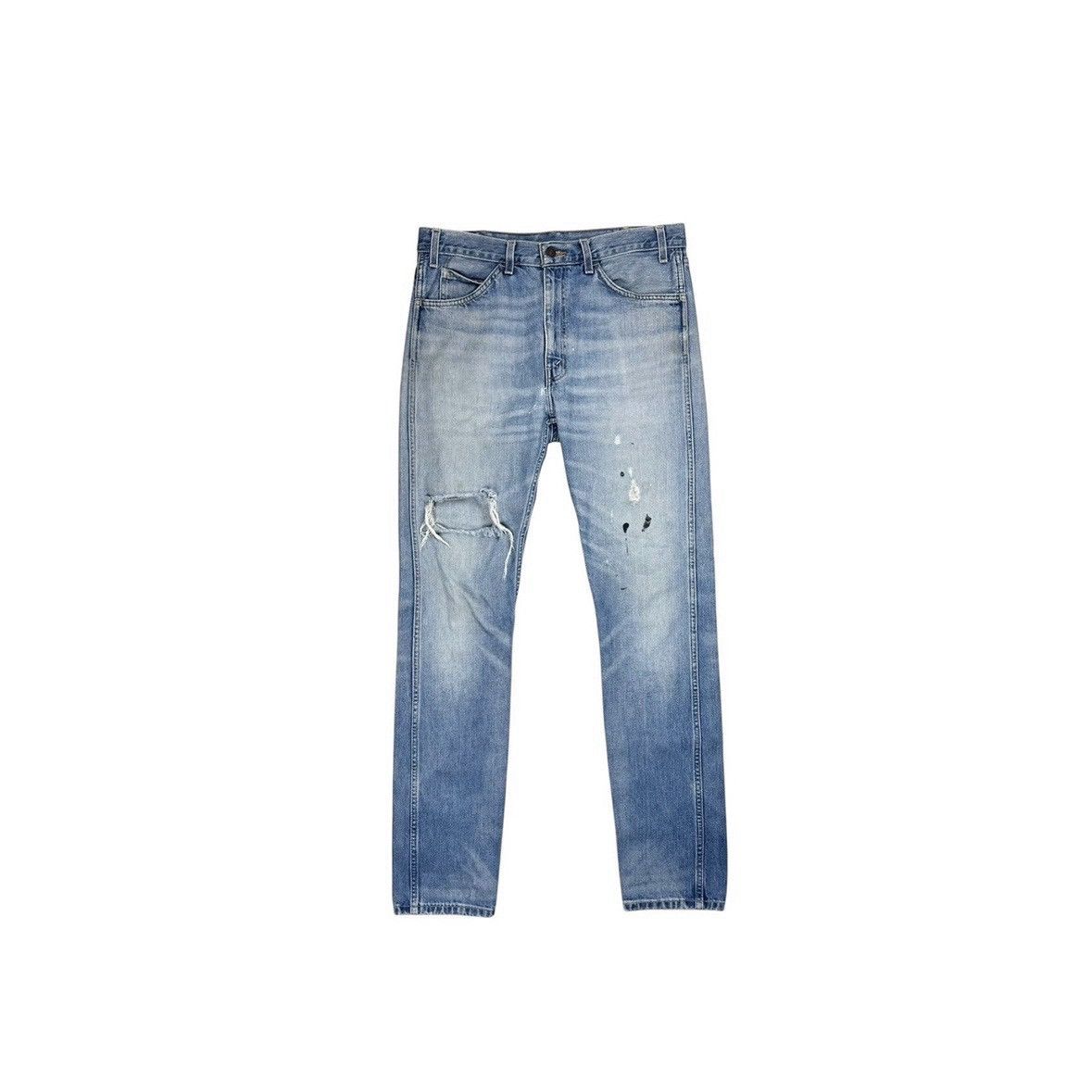 Vintage VINTAGE THRASHED LEVI'S 609 DENIM Size US 33 - 1 Thumbnail