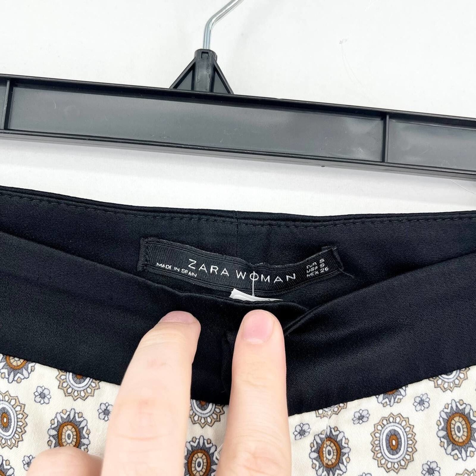Zara Zara Medallion High Waisted Double Pocket Dress Pant Small Size 31" - 4 Thumbnail