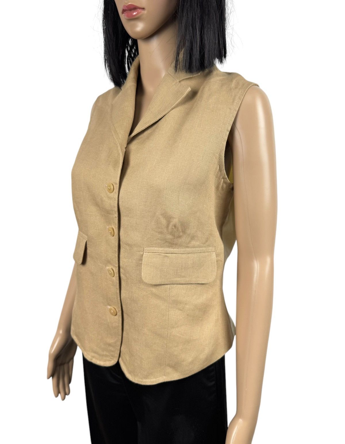 Nigel Cabourn Nigel Cabourn Linen Ladies Waistcoat size M Size M / US 6-8 / IT 42-44 - 4 Thumbnail