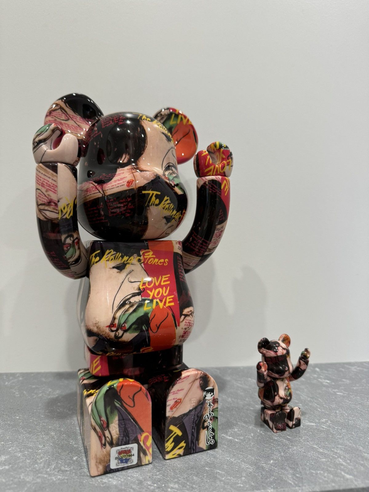 Andy Warhol × Japanese Brand × Medicom Toy Medicom Bearbrick x Andy Warhol x Rolling Stones toy rare Size ONE SIZE - 8 Thumbnail