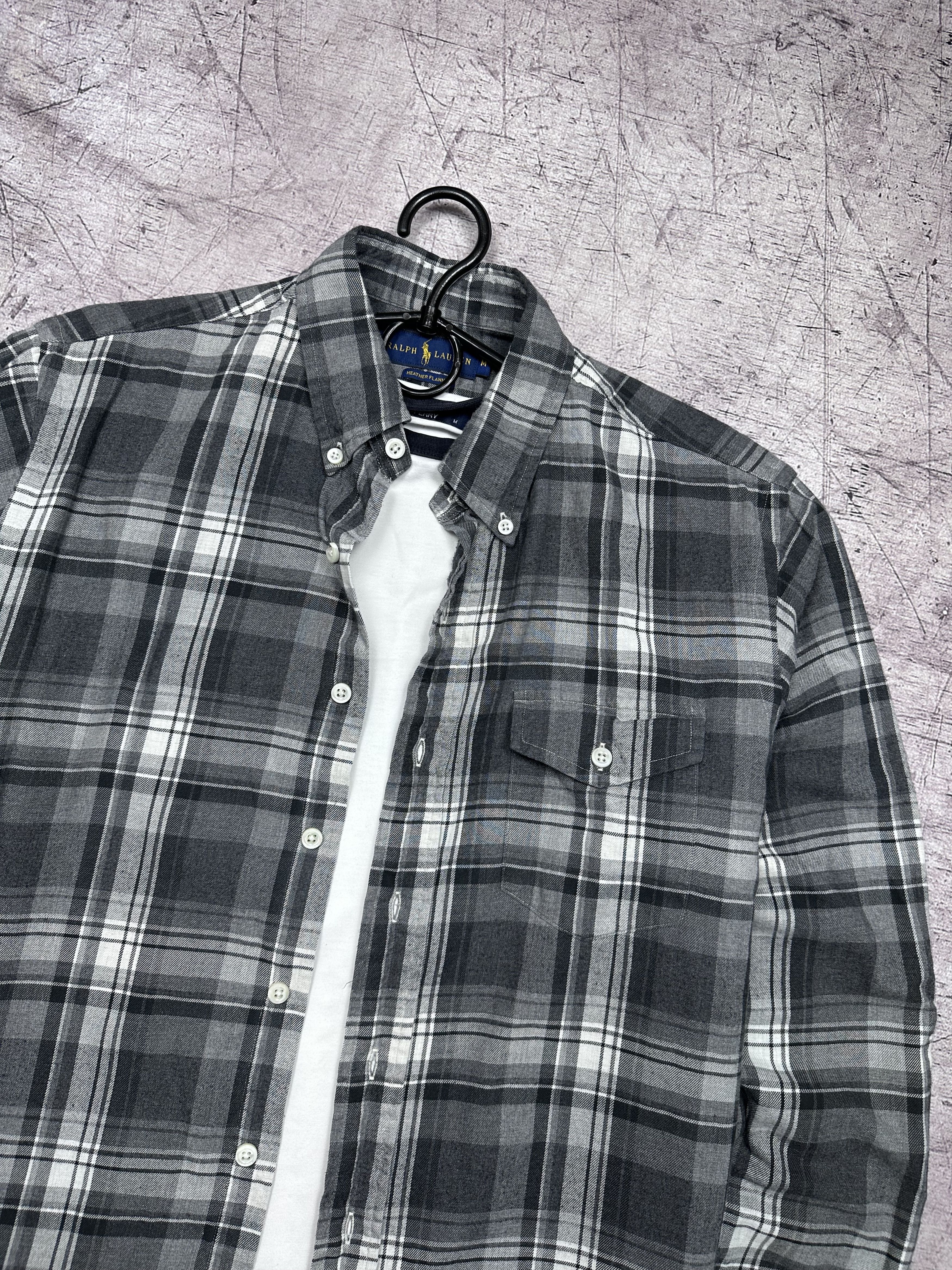 Flannel × Polo Ralph Lauren × Vintage Polo Ralph Lauren Vintage Mens Flannel Plaid Shirt Size US M / EU 48-50 / 2 - 2 Thumbnail