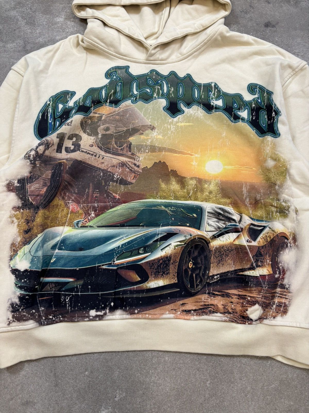 Godspeed Godspeed Sunset Drift Hoodie, Bone Size US L / EU 52-54 / 3 - 3 Thumbnail