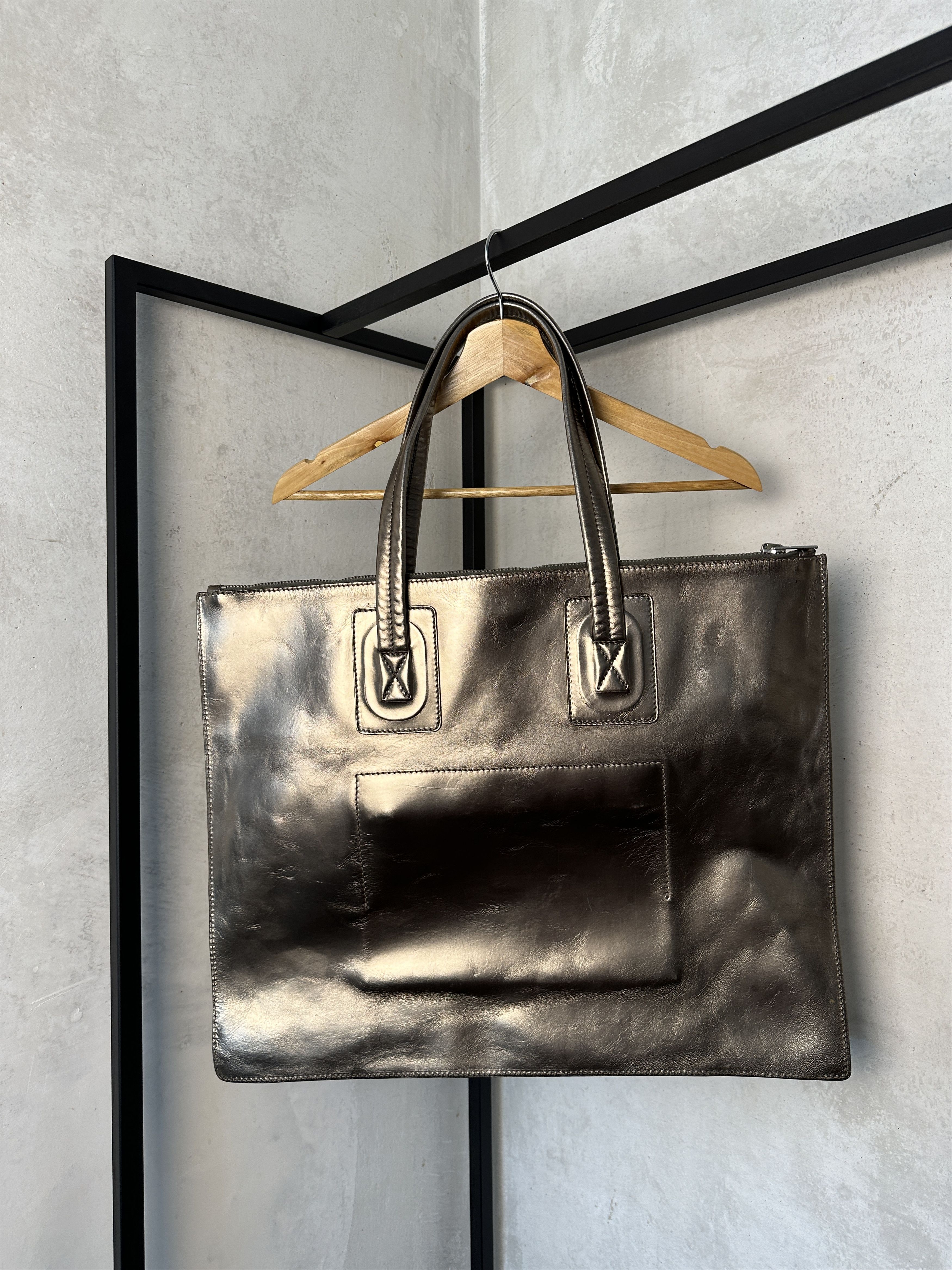 Rick Owens Rick Owens SS13 Island Metallic Gold Tote Bag Size ONE SIZE - 1 Thumbnail