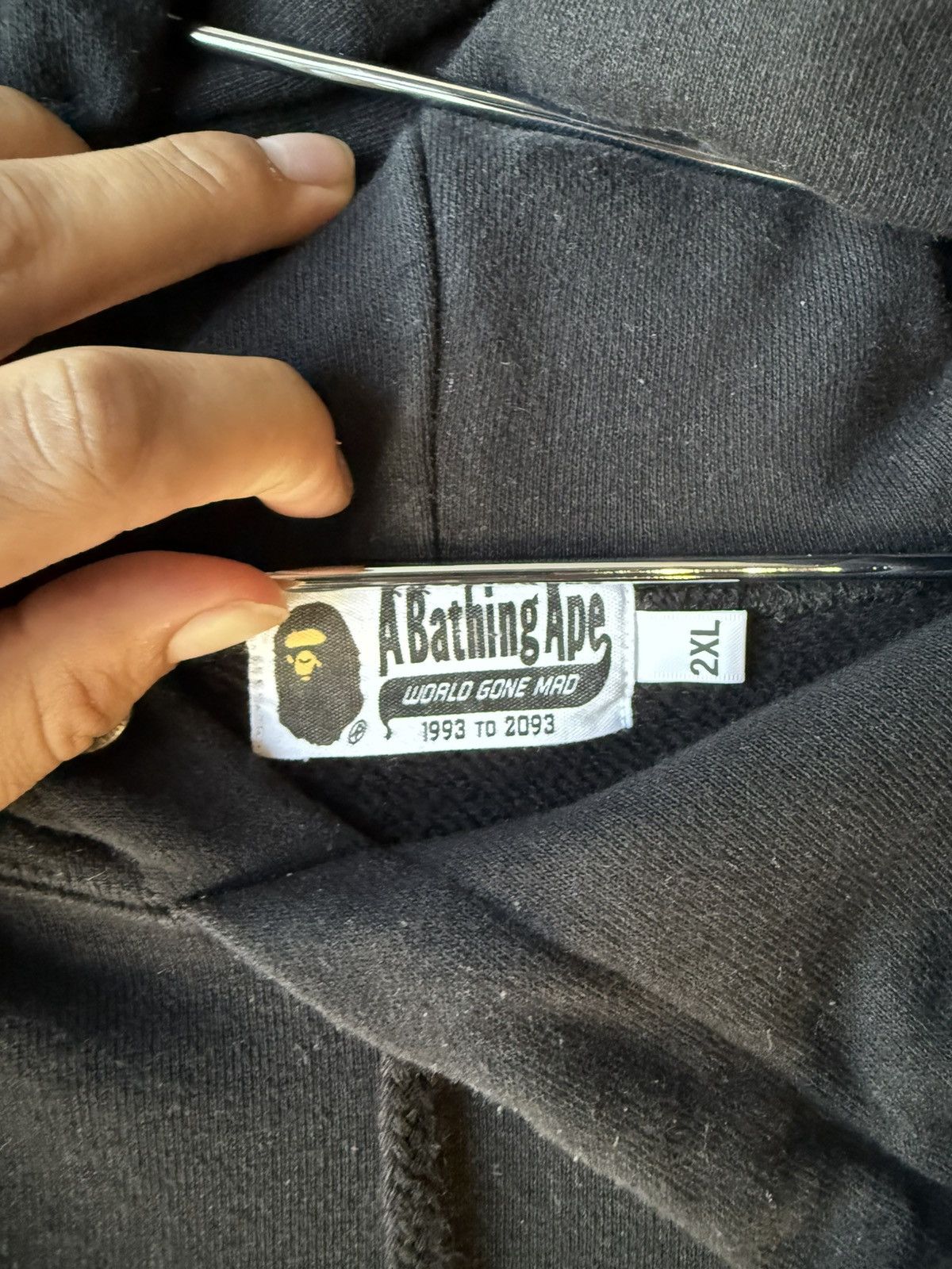 Bape × Union LA (RARE) USED UNION X BAPE COLLAB HOODIE SIZE XXL Size US XXL / EU 58 / 5 - 8 Thumbnail