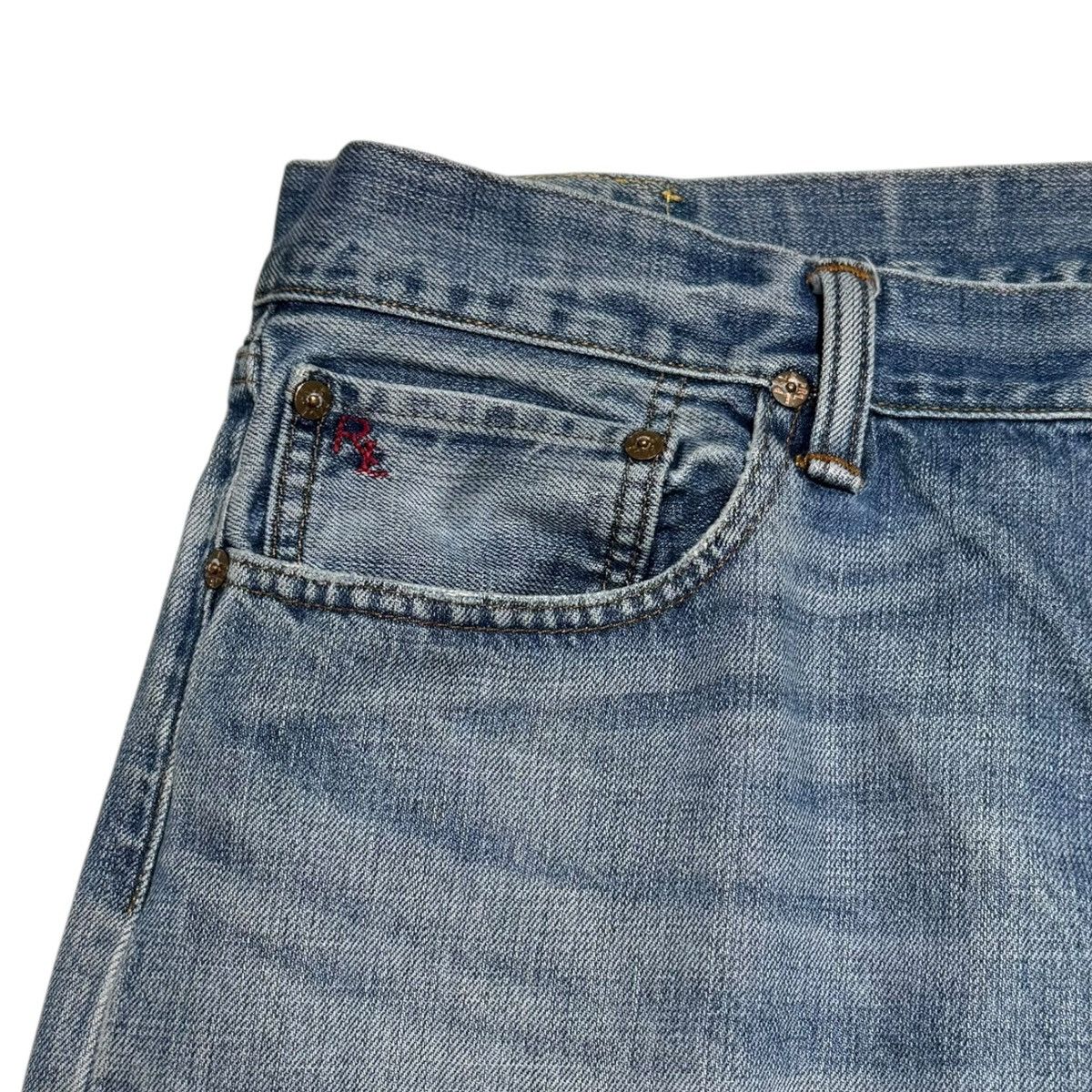 Polo Ralph Lauren Polo Ralph Lauren Slim Straight Distressed Jeans Men 37x30.5 Size US 37 - 6 Thumbnail