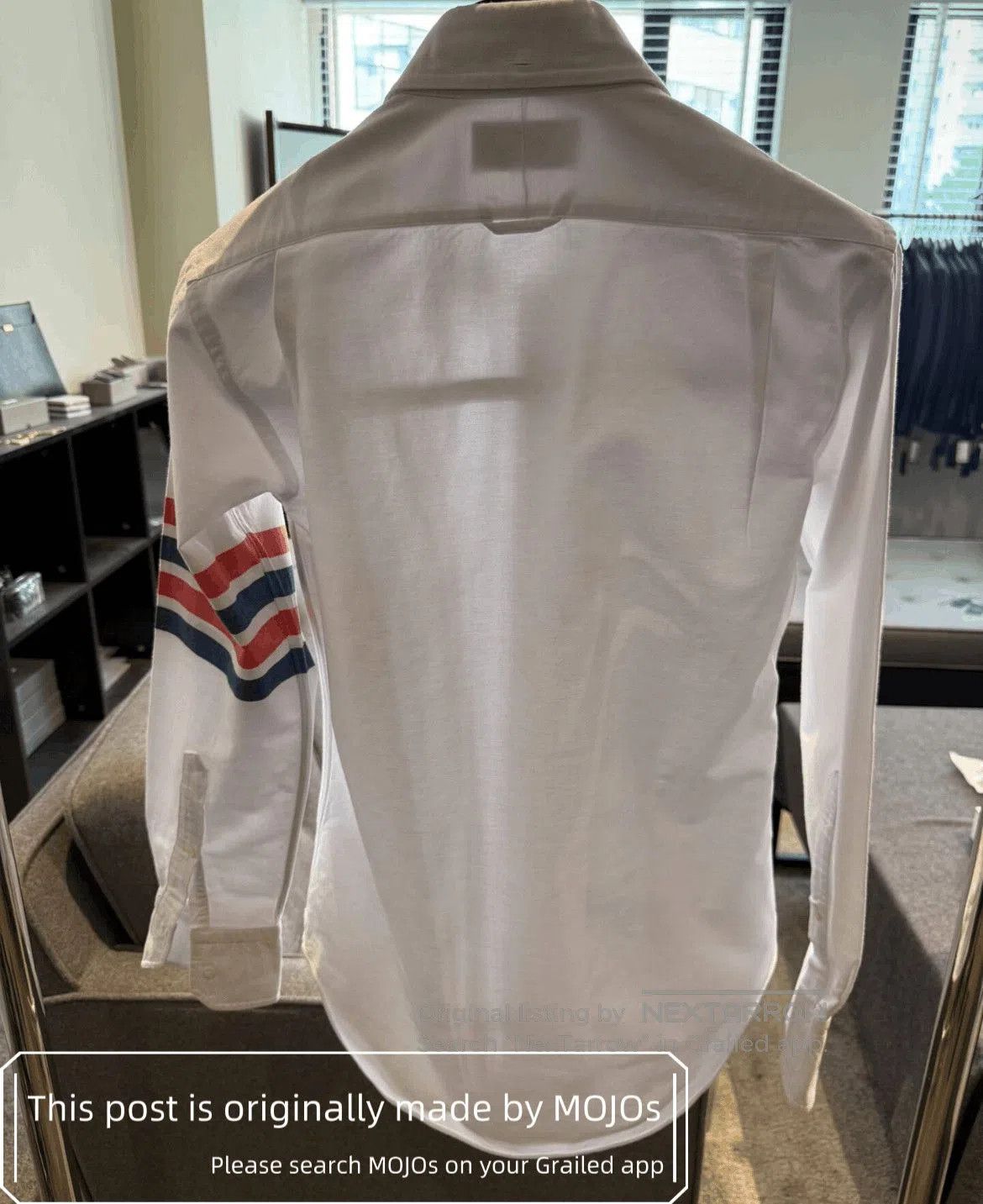Thom Browne Sz 1 Thom Browne Blue & Red Stripe Shirt. Size US S / EU 44-46 / 1 - 2 Thumbnail