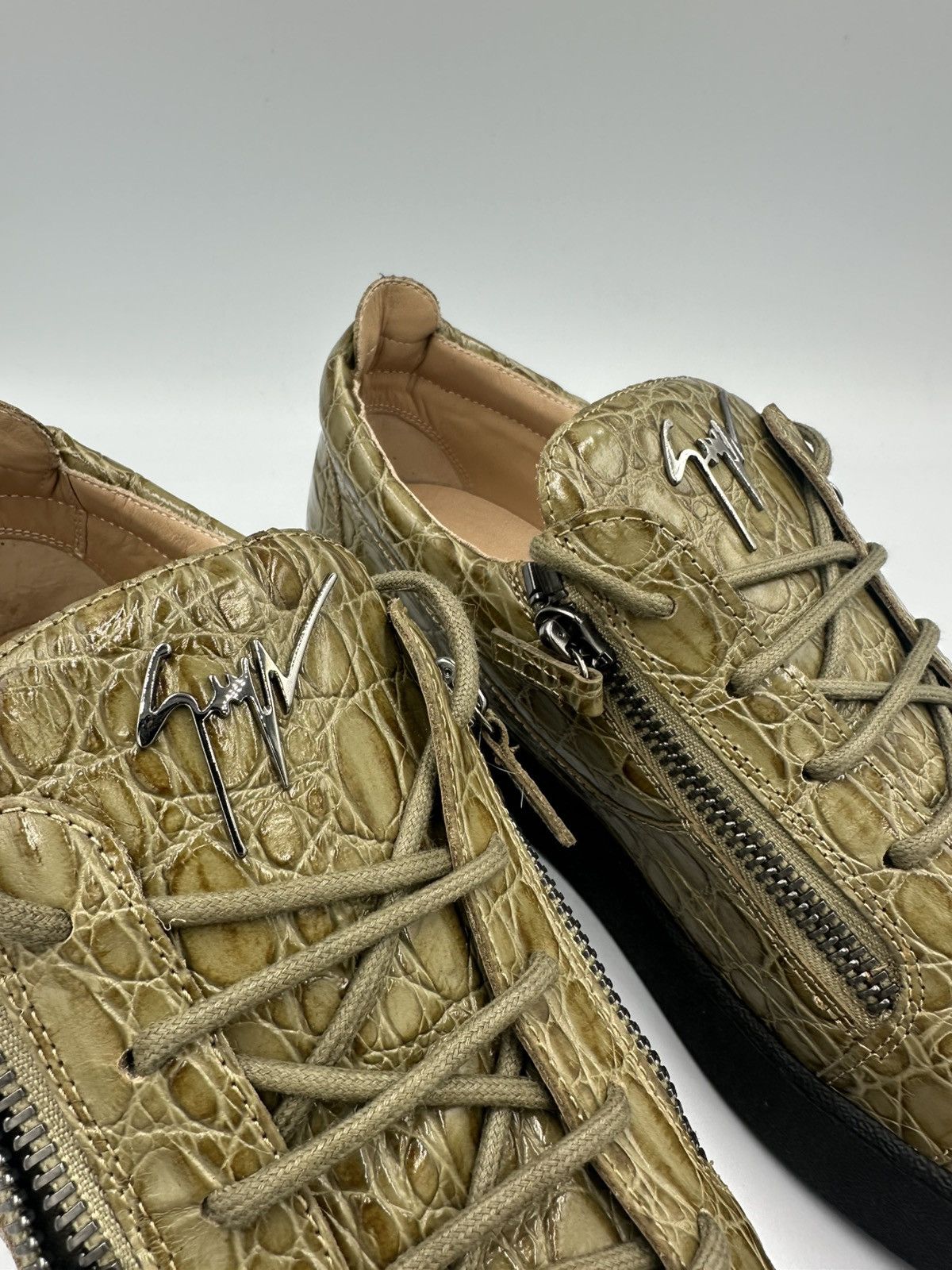 Giuseppe Zanotti Giuseppe Zanotti Animal Print Sneaker Size US 13 / EU 46 - 15 Thumbnail