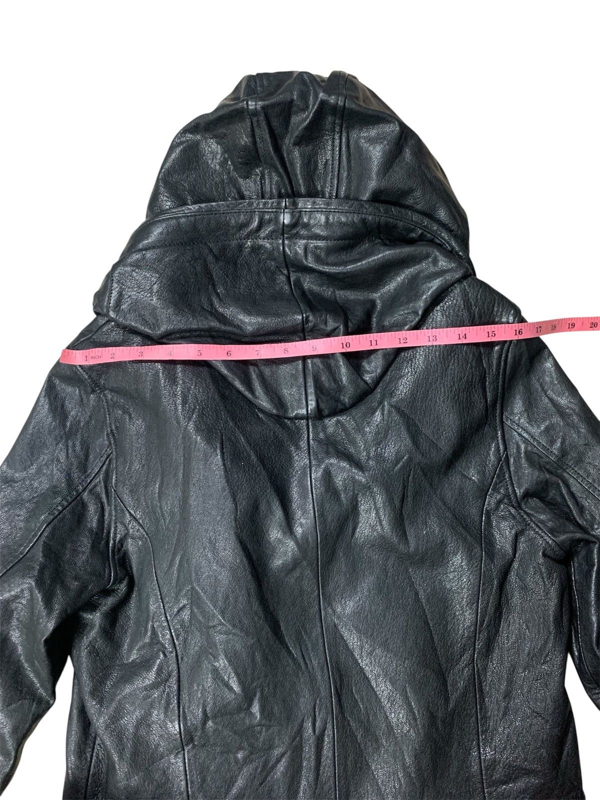 Other MIDAS FW08-10 Avant-Garde Hooded Leather Long Coat Size US L / EU 52-54 / 3 - 10 Thumbnail