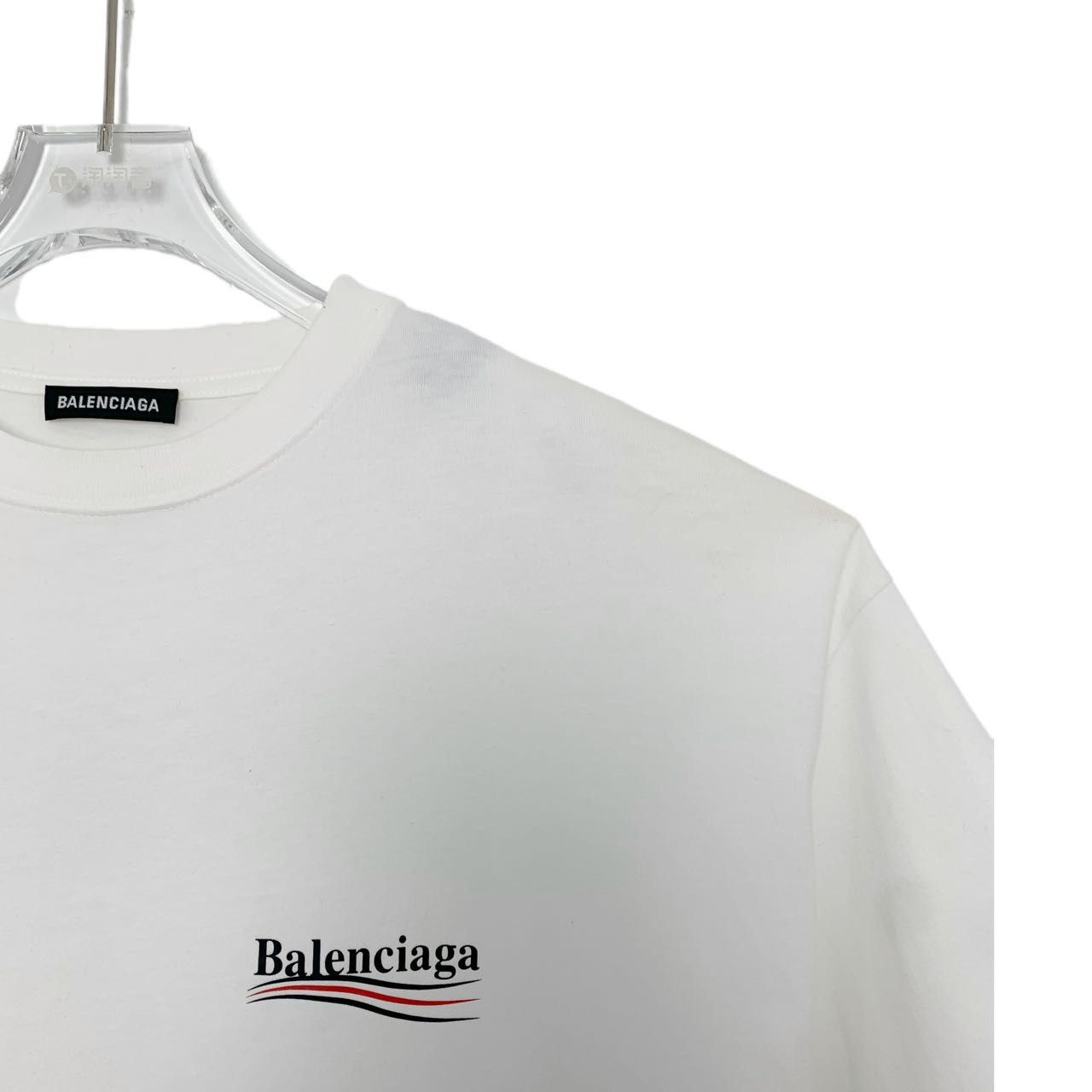 Balenciaga Balenciaga Coke Print Fit Short Sleeve T-shirt K26WX Size US L / EU 52-54 / 3 - 3 Thumbnail
