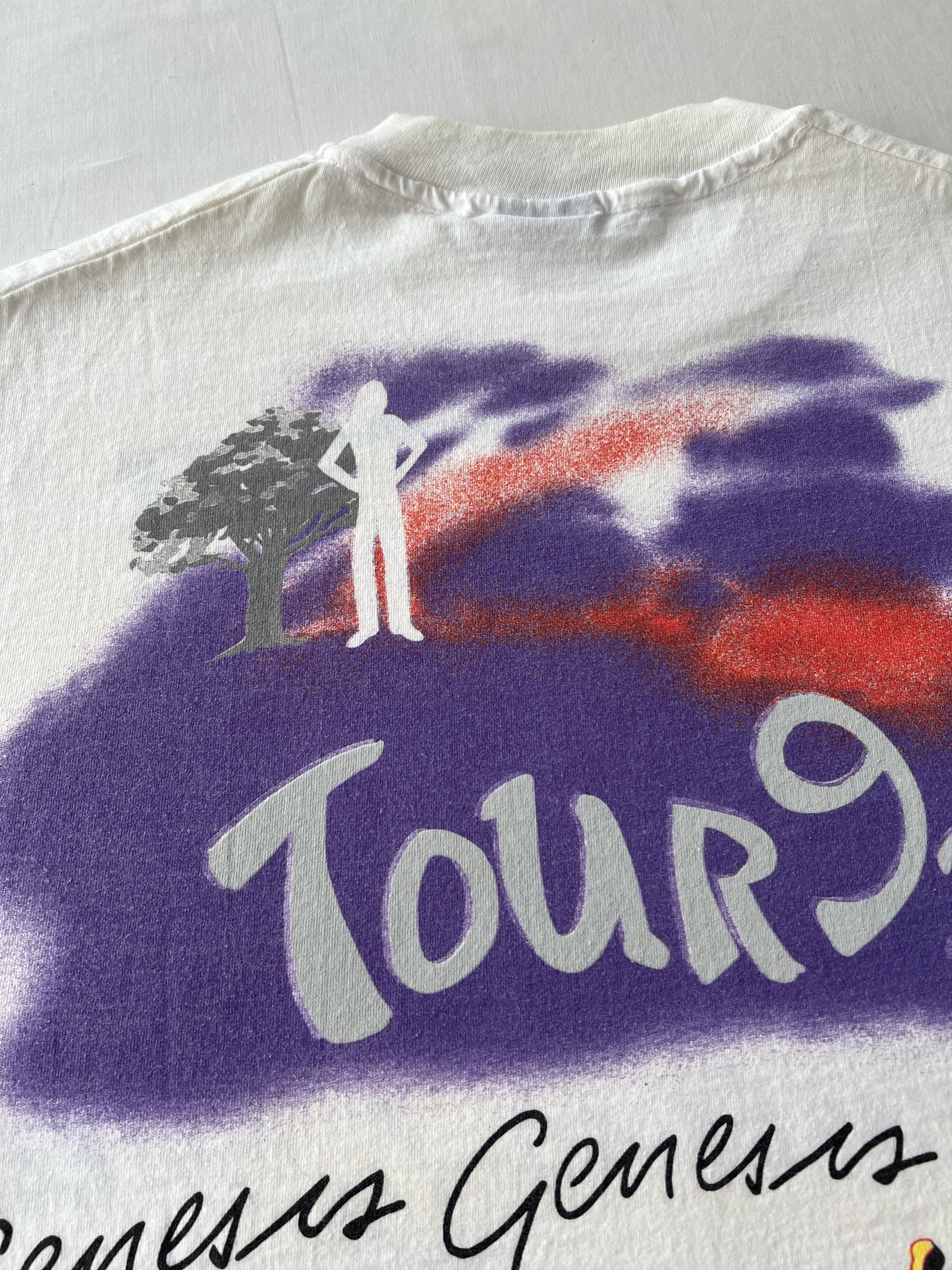 Band Tees Vintage 1992 Genesis Pop Rock Tour Phil Collins AOP T-shirt Size US L / EU 52-54 / 3 - 18 Thumbnail
