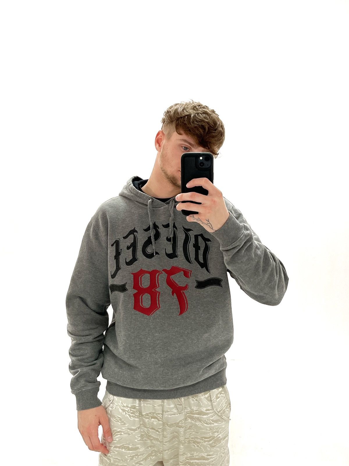 Diesel Hoodie diesel Y2k style Size US M / EU 48-50 / 2 - 2 Thumbnail