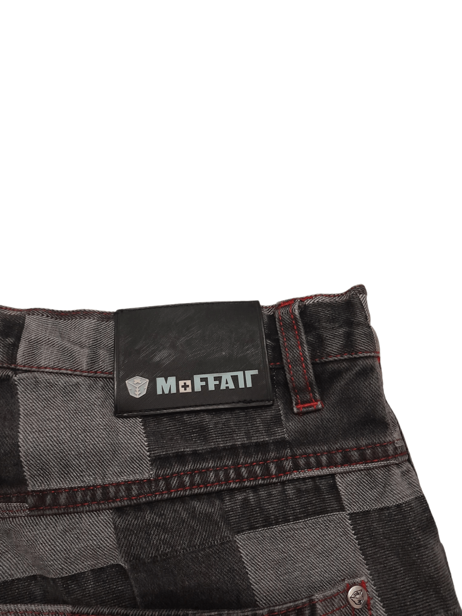 Other M+FFAT Baggy Denim Checker Patch (S158) Size US 35 - 10 Thumbnail