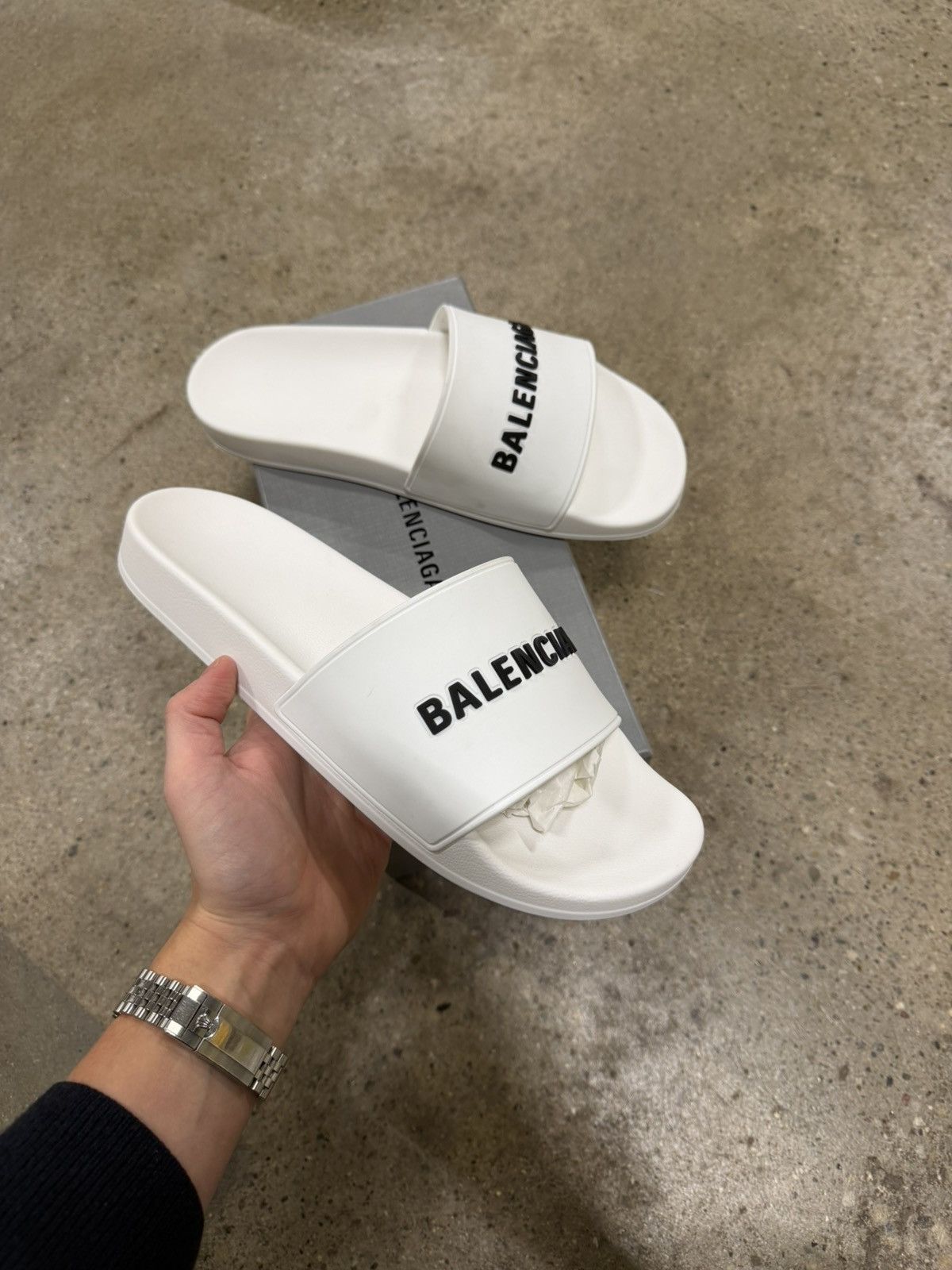 Balenciaga Rubber Slides NEW 500$