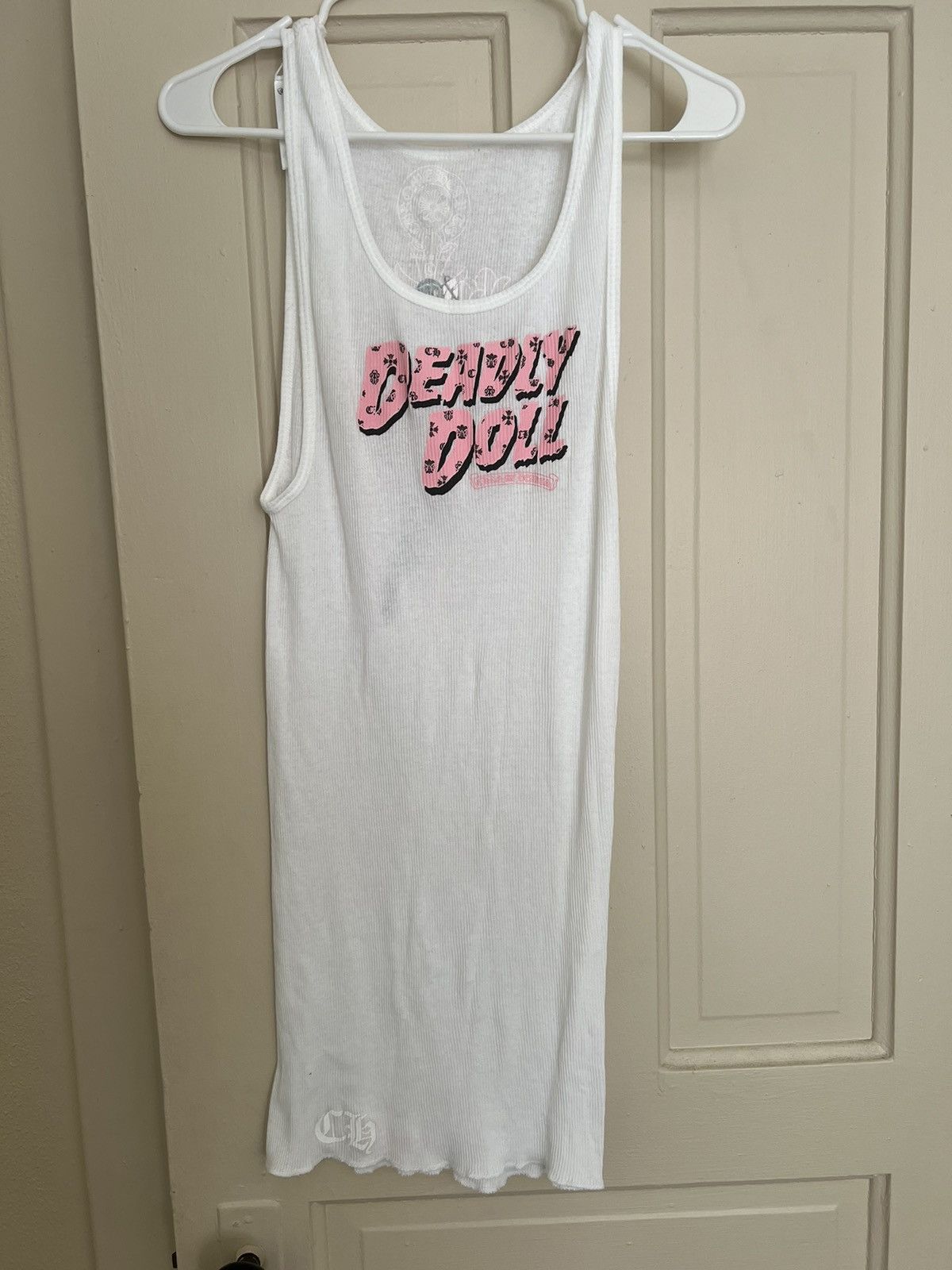 Chrome Hearts Chrome Hearts Deadly Dolls Tan Top White Size US L / EU 52-54 / 3 - 2 Thumbnail
