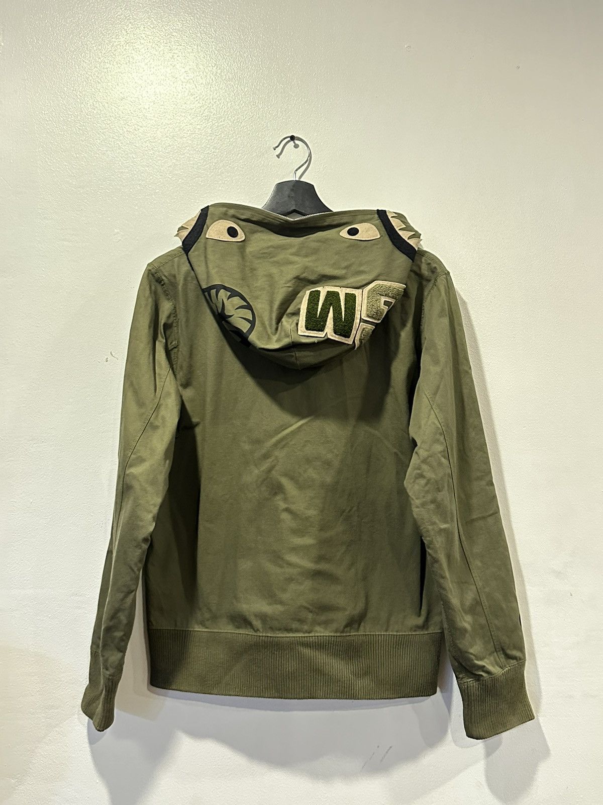 Bape Herringbone Shark Full Zip Hoodie Size US M / EU 48-50 / 2 - 2 Thumbnail
