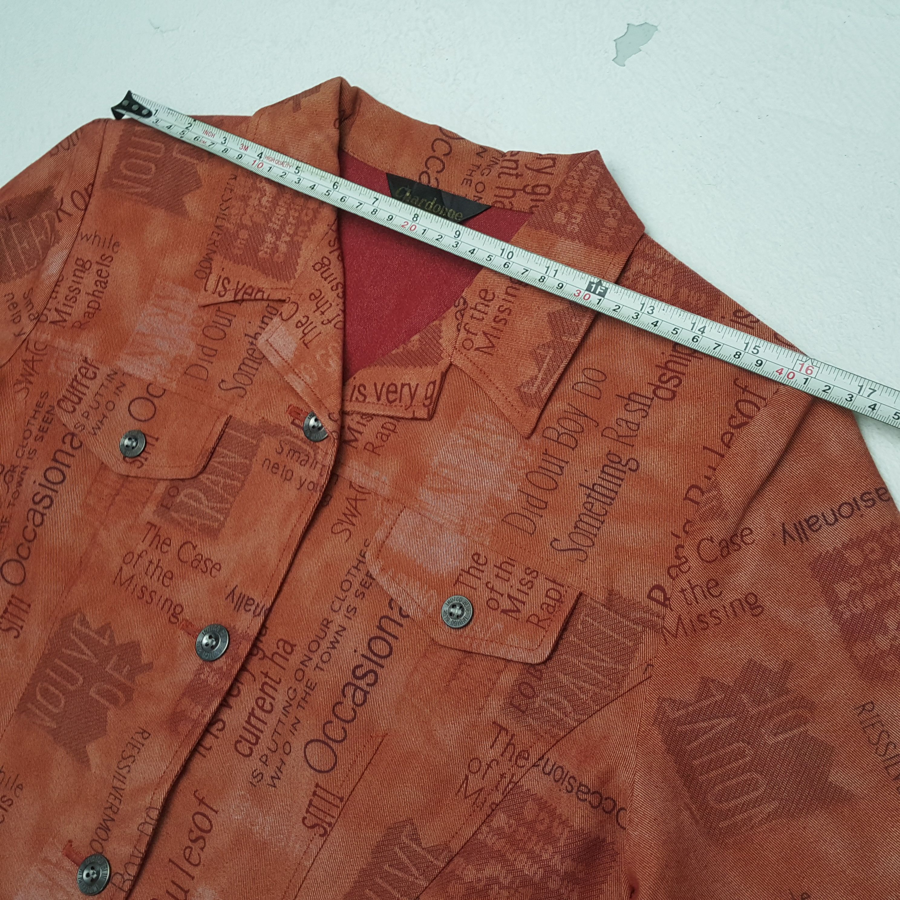 Vintage CHARDONNE Fashion Design Style Blazer Size S / US 4 / IT 40 - 4 Thumbnail