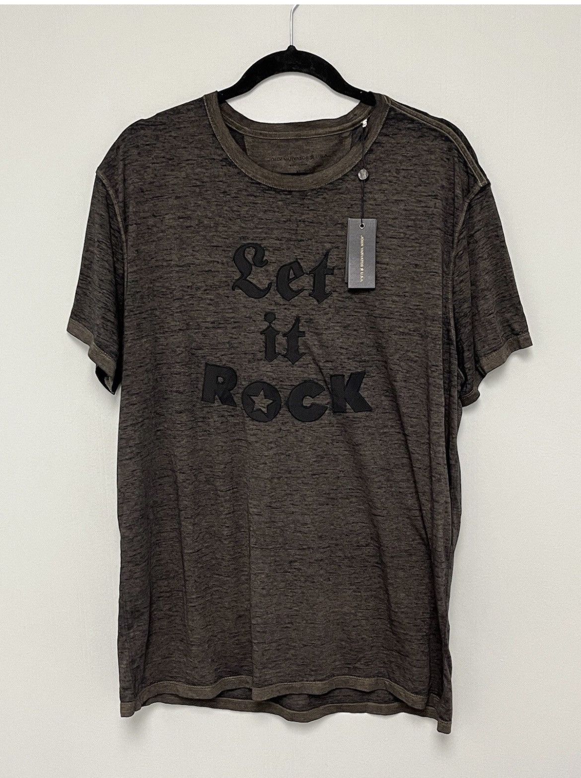 John Varvatos Let it rock burnout tee XL Size US XL / EU 56 / 4 - 5 Thumbnail