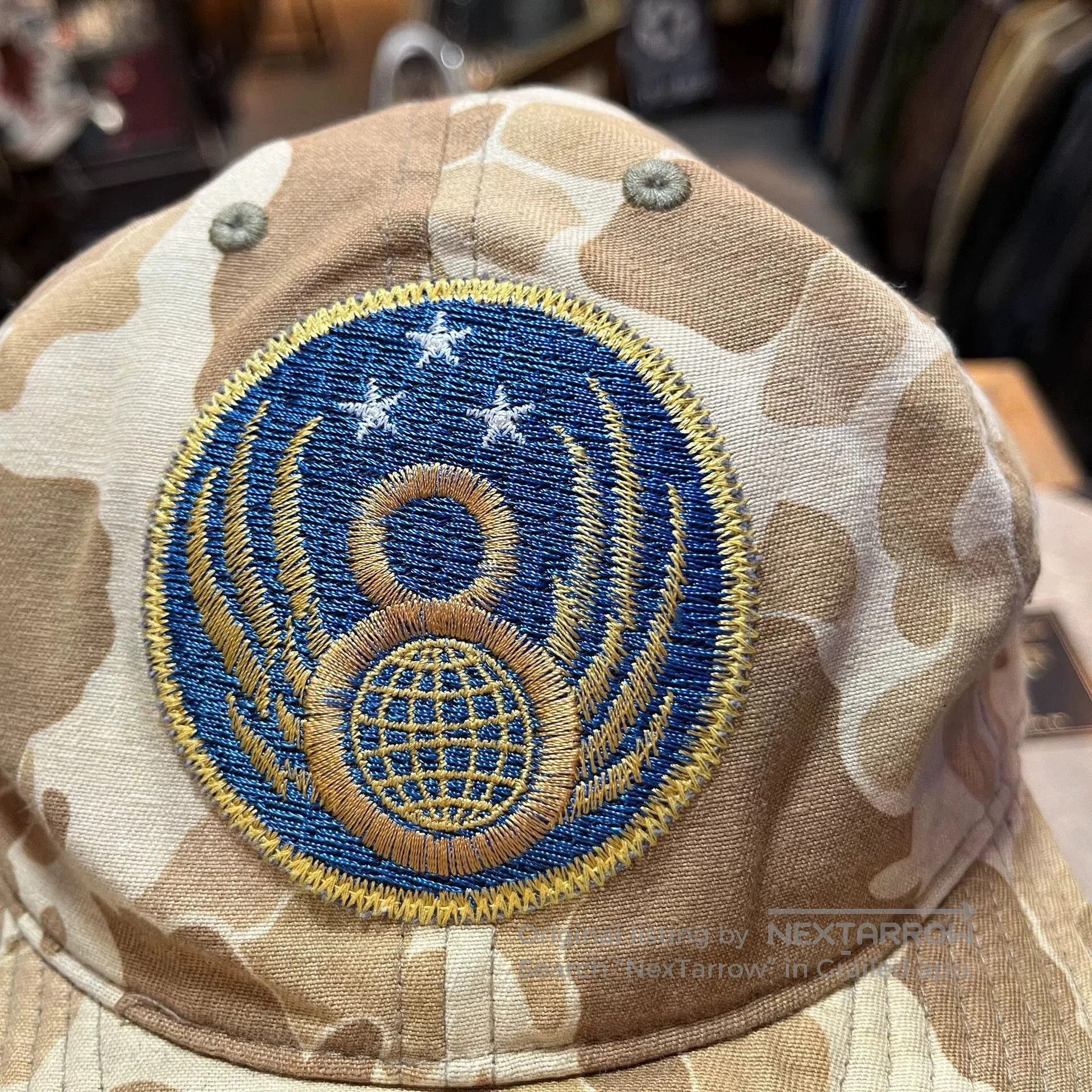 RRL Ralph Lauren camo embroidered cap by double rl. Size ONE SIZE - 9 Thumbnail