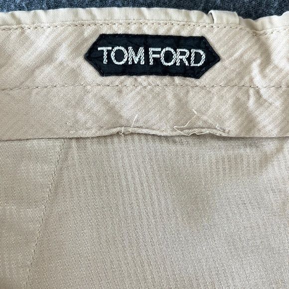 Tom Ford Tom Ford Side Tab Button Cotton Flat Front Khakis Mens Size US 38 / EU 54 - 8 Thumbnail