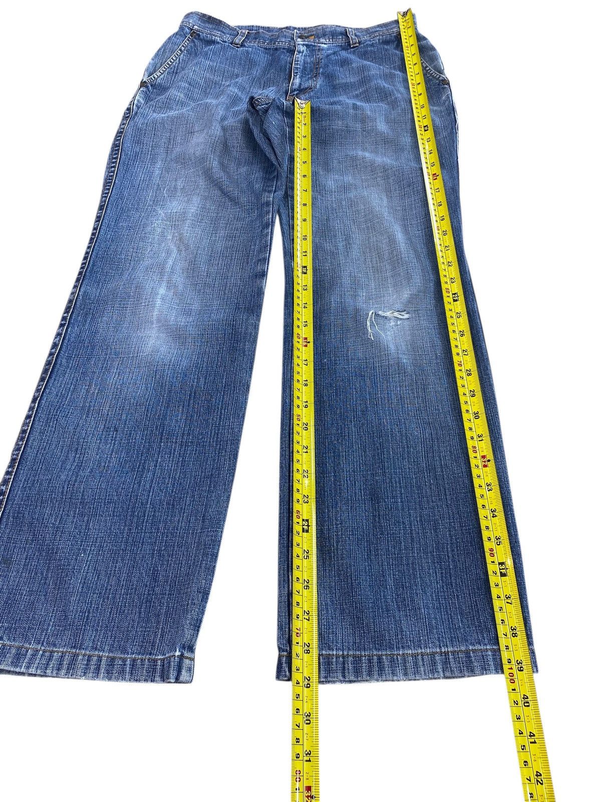Japanese Brand Japanese Brand Faded Wash Style Loose Jeans Size US 30 / EU 46 - 9 Thumbnail