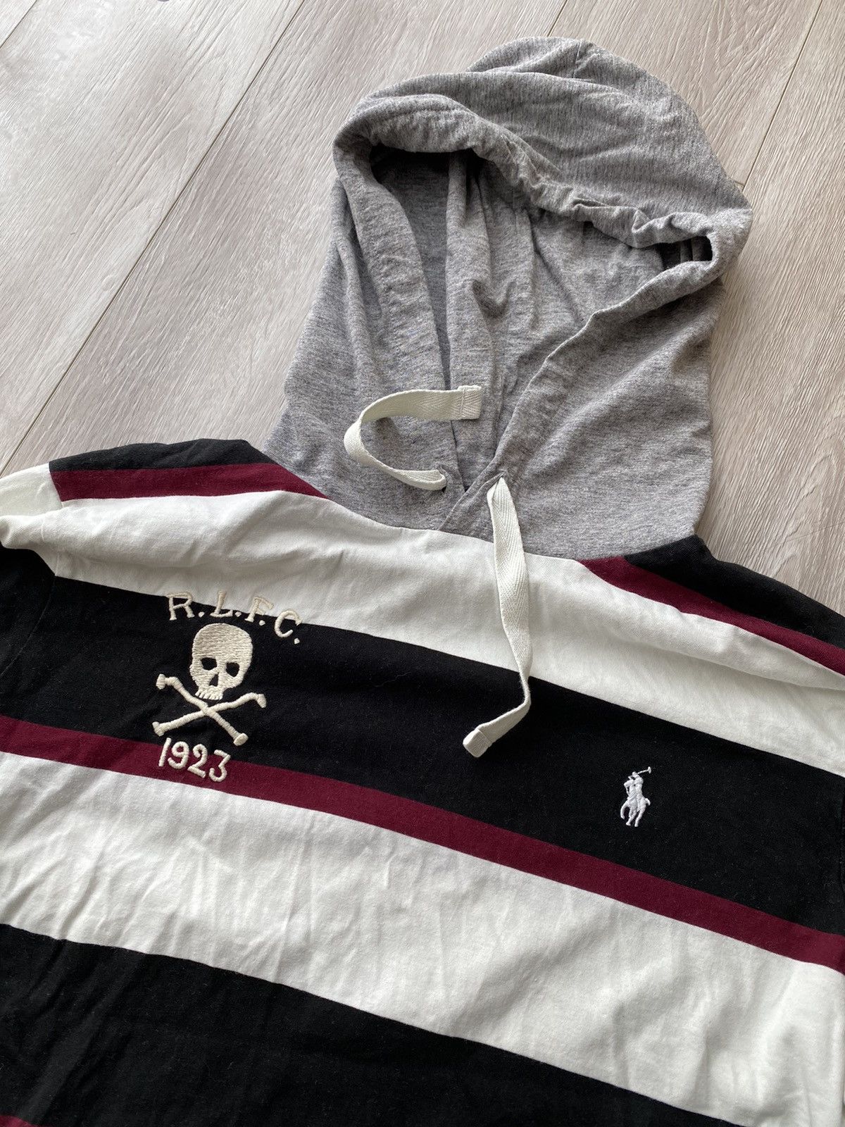 Polo Ralph Lauren × Vintage Vintage Y2K Polo Ralph Lauren RLFC Skull Cross Hoodie Style Size US M / EU 48-50 / 2 - 4 Thumbnail