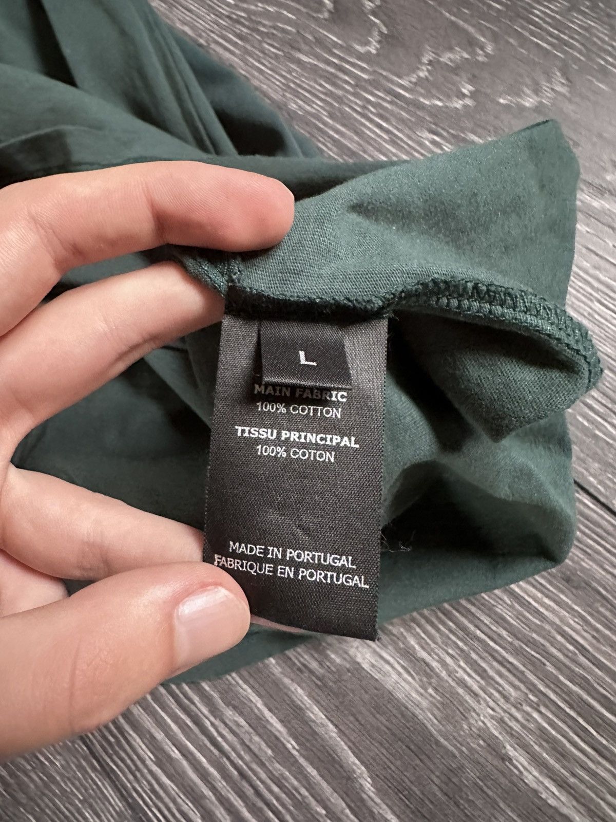 Vetements vetements aw21 polizei oversized tshirt forest green Size US L / EU 52-54 / 3 - 4 Thumbnail