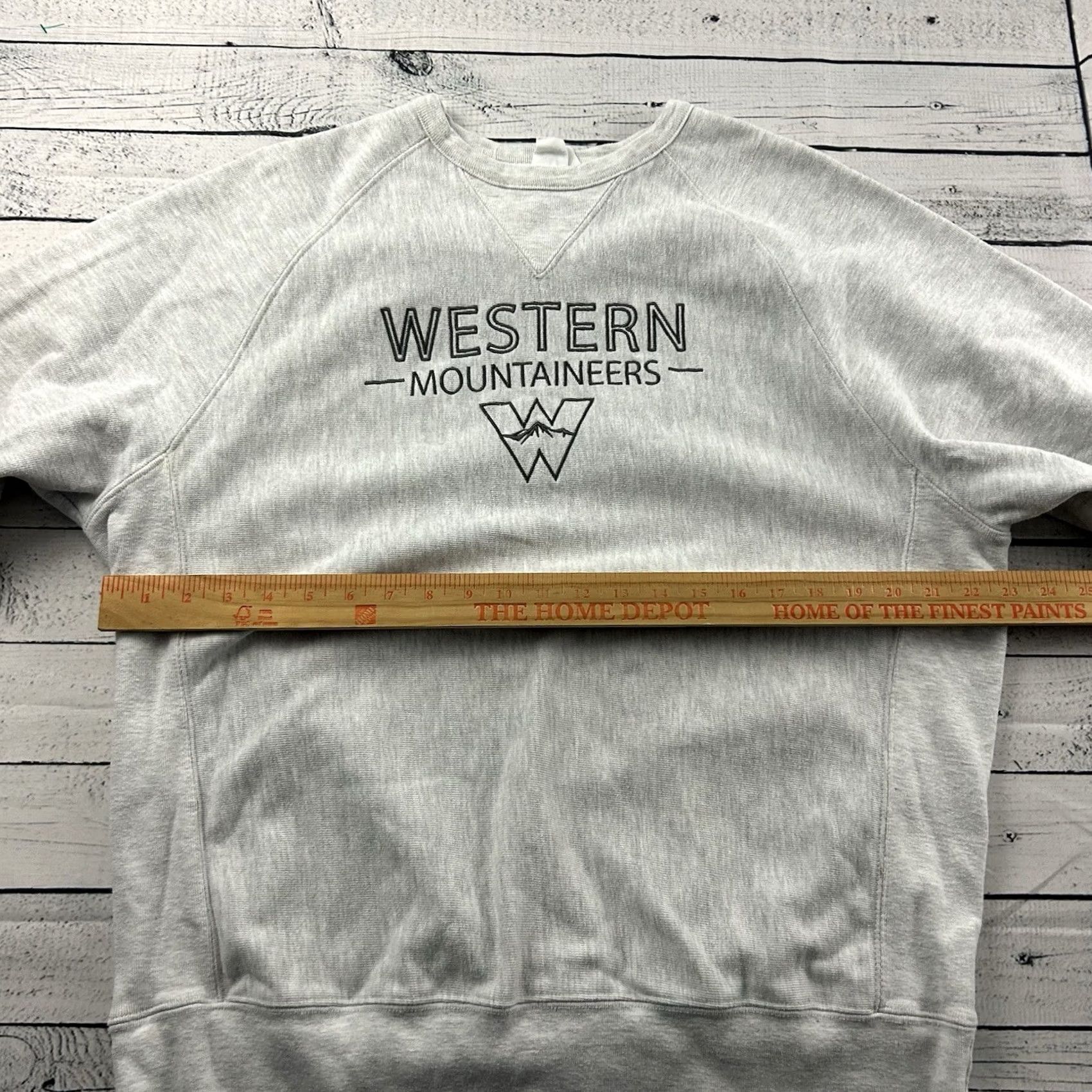 Champion Champion Reverse Weave Western Mountaineers Crewneck Sweatshirt Men's M Gray Pullover Reversible Sweatshirt Mens Western 90s Theme Size US M / EU 48-50 / 2 - 3 Thumbnail