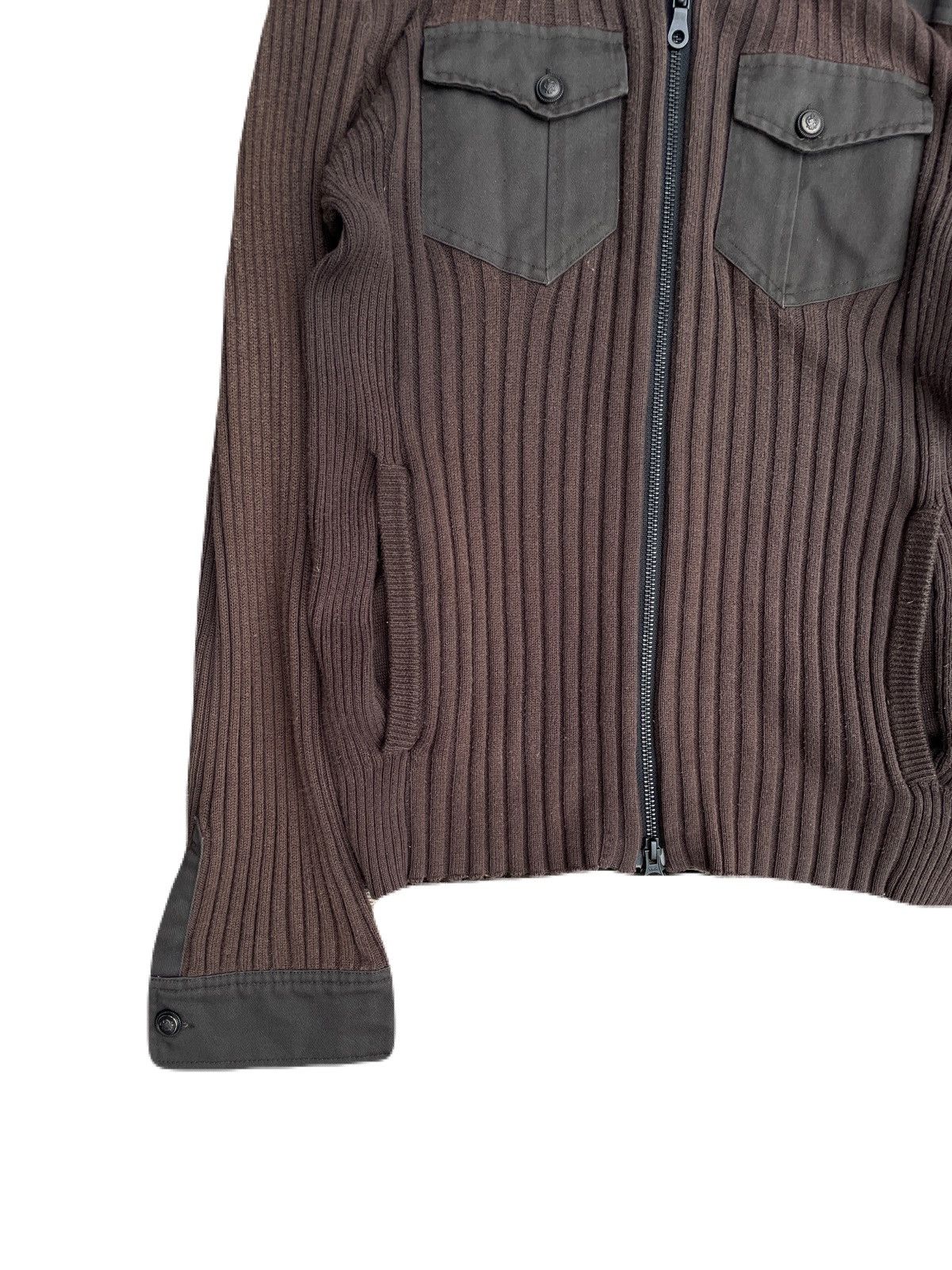 If Six Was Nine 2000s Japanese archive Vkei Docking Military Zip-up Knit Size US S / EU 44-46 / 1 - 6 Thumbnail