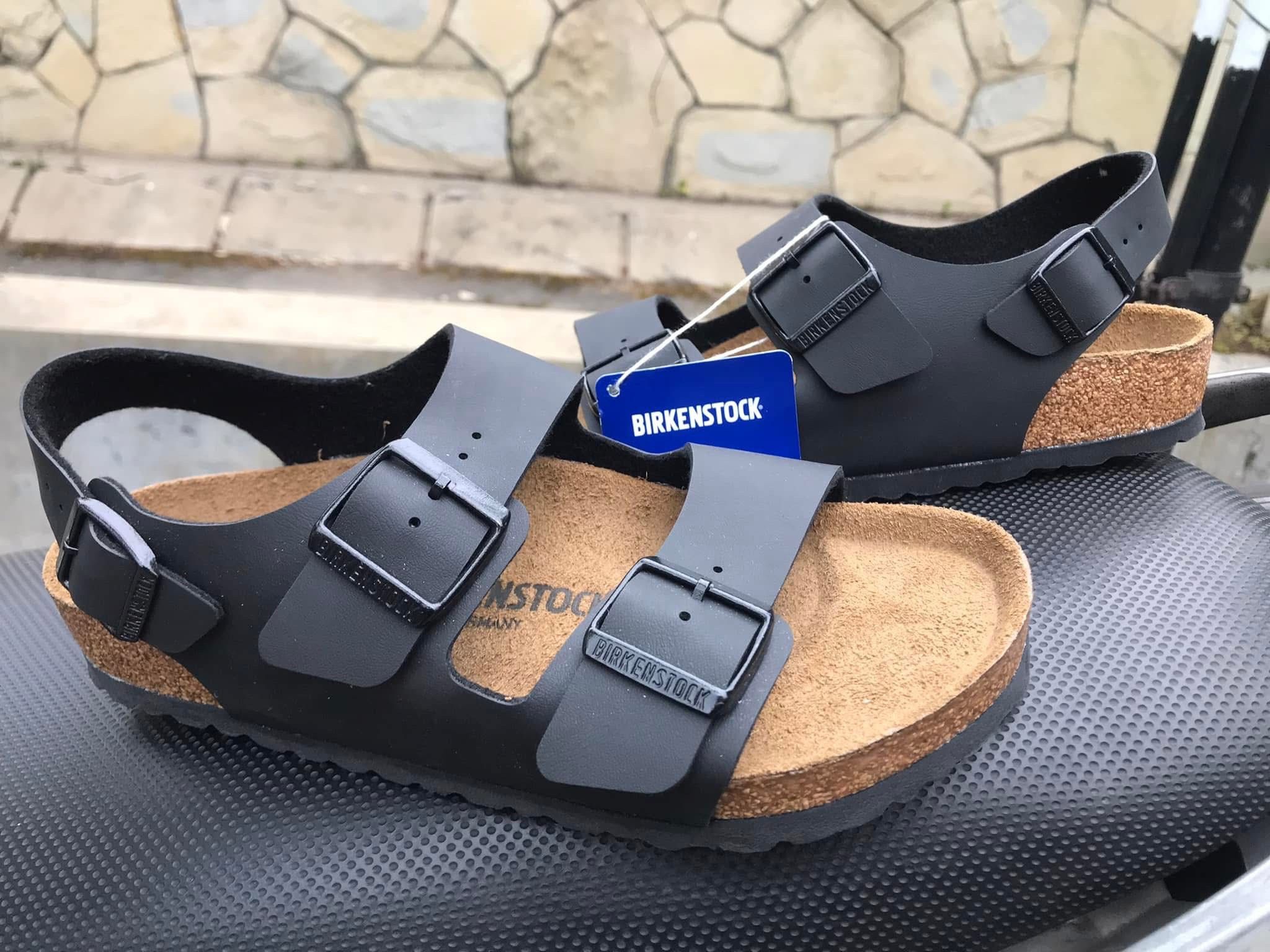 Birkenstock Birkenstock Milano Sandals 3straps Leatherman Black Leather Size US 7 / EU 40 - 6 Thumbnail