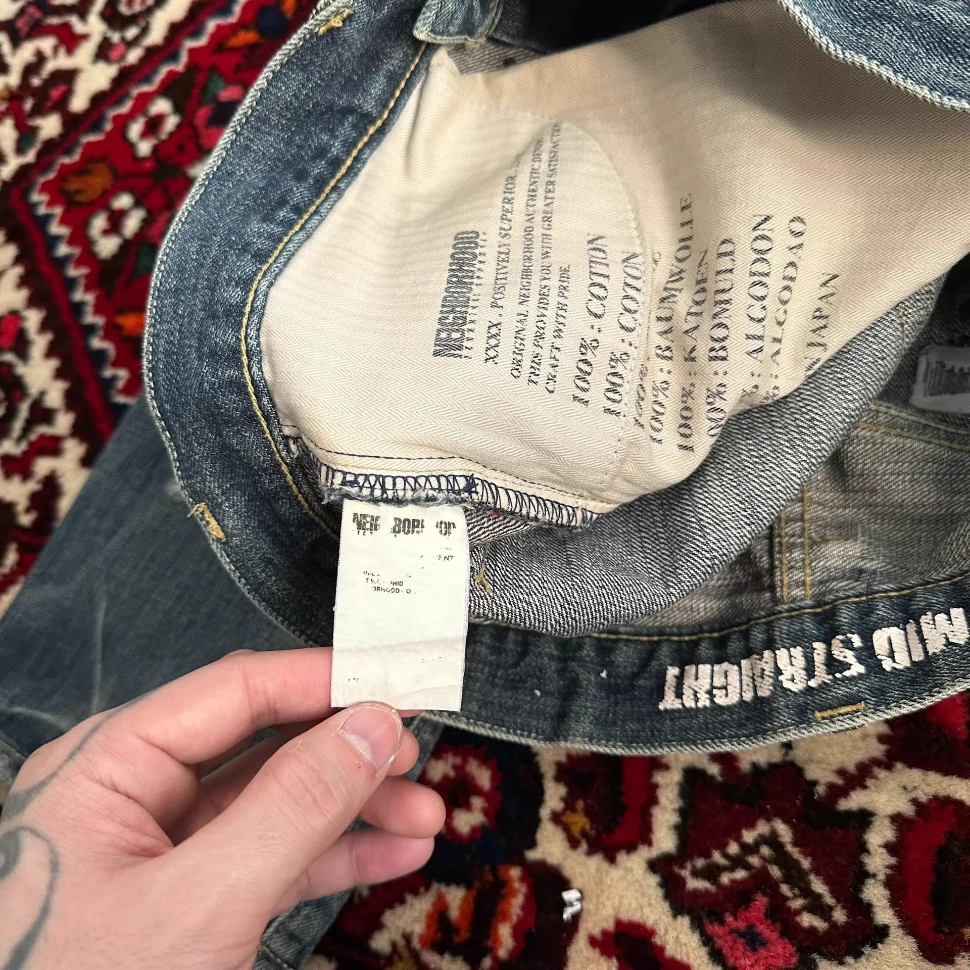 Neighborhood neighborhood 11aw Toxic 2 jeans mid S Size US 30 / EU 46 - 9 Thumbnail