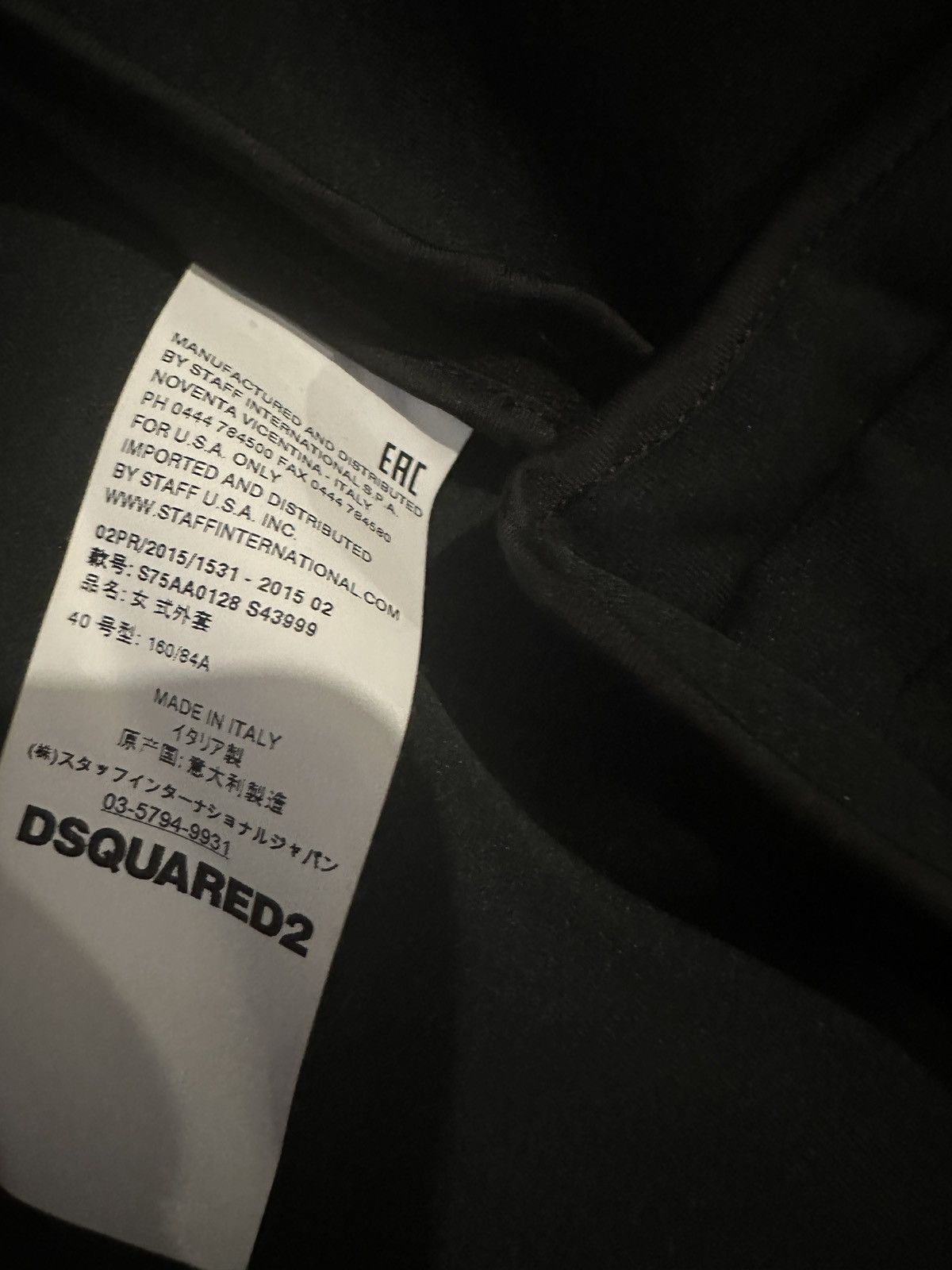 Dsquared2 Dsquared2 wollmantel Nappa Leder Details size 40 neu Size S / US 4 / IT 40 - 10 Thumbnail