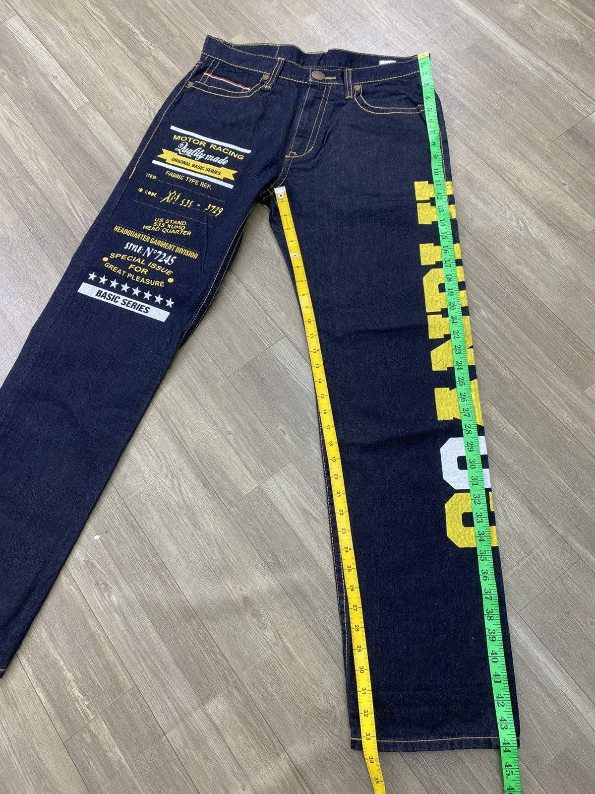 Hysteric Glamour Vintage CoandLu Japan Evisu Style Printed Selvedge Jeans Y2K Size US 34 / EU 50 - 22 Thumbnail
