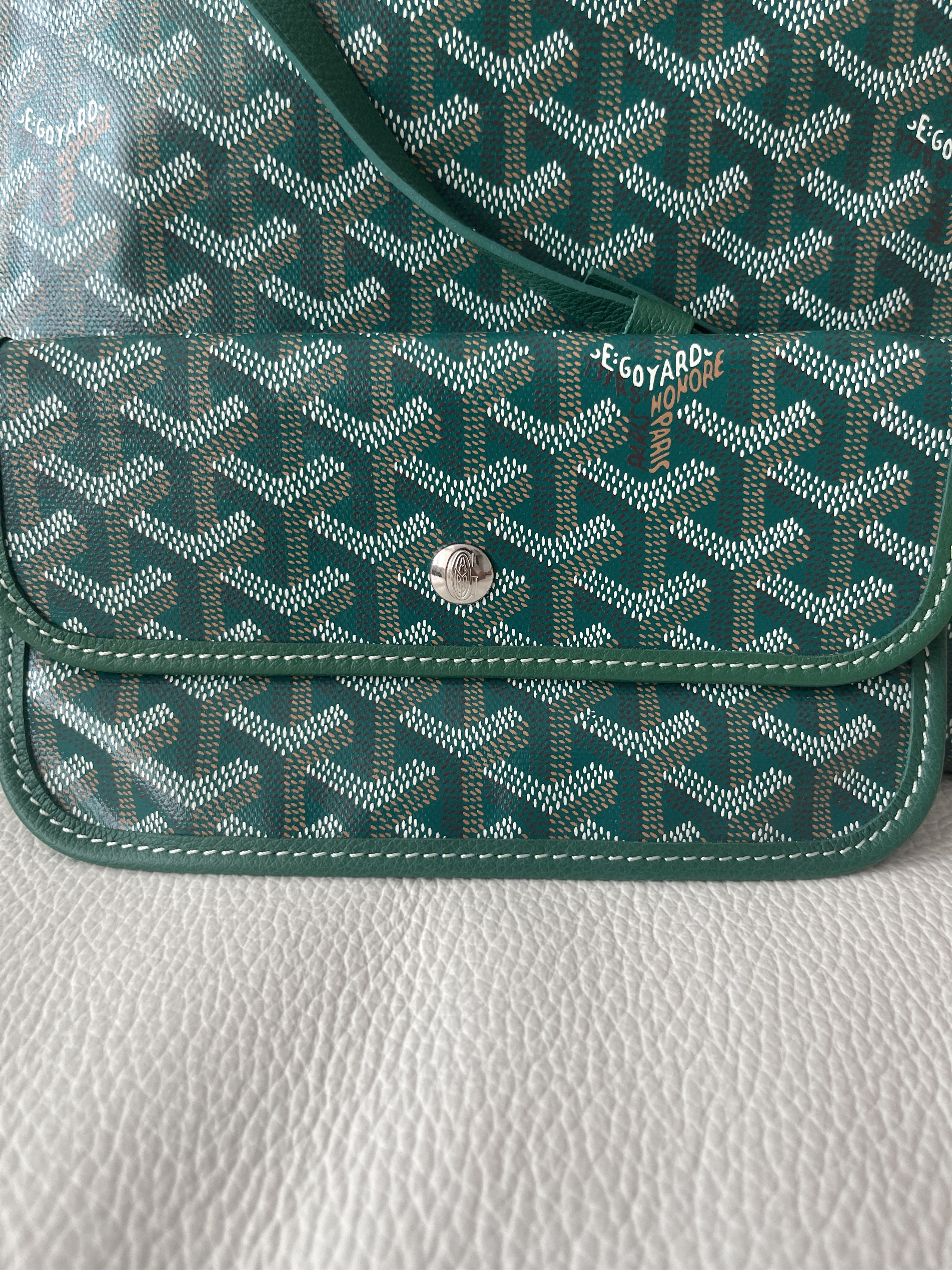 Goyard Green Goyard Saint Louis PM Reversible Tote Size ONE SIZE - 10 Thumbnail