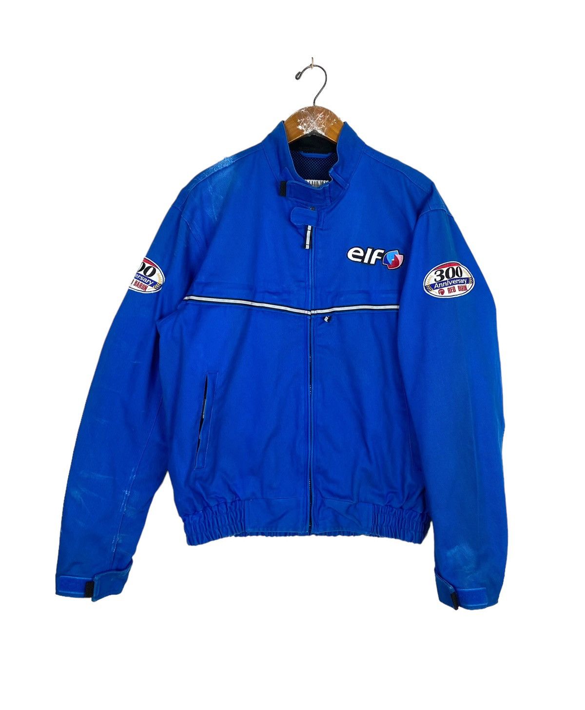 Japanese Brand Elf 300 Anniversary Red Baron Embroidery Big Logo Jacket Size US M / EU 48-50 / 2 - 3 Thumbnail