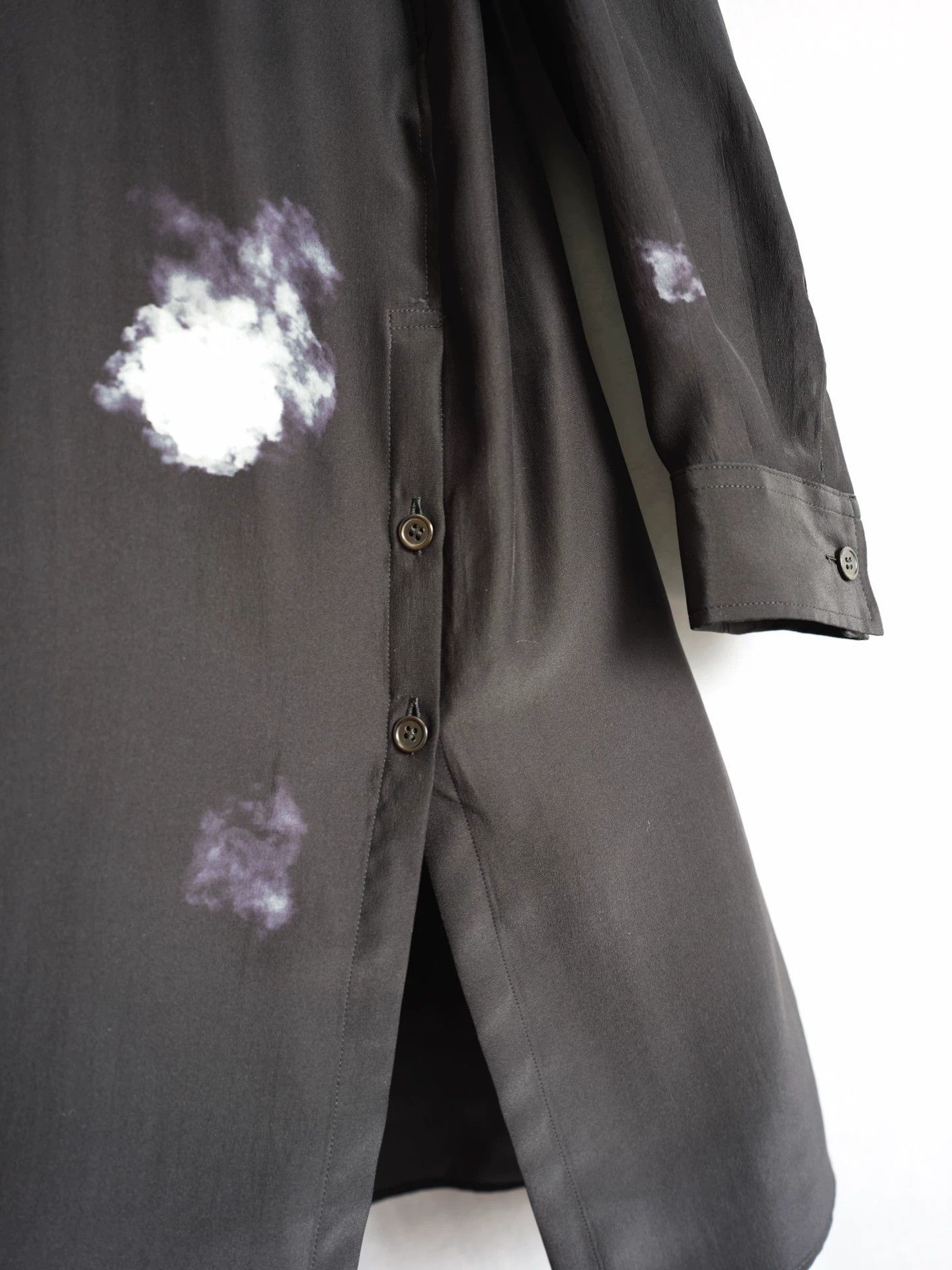Yohji Yamamoto Yohji Yamamoto 25SS Cloud Silk Shirt - Yohji Yamamoto Size US M / EU 48-50 / 2 - 4 Thumbnail