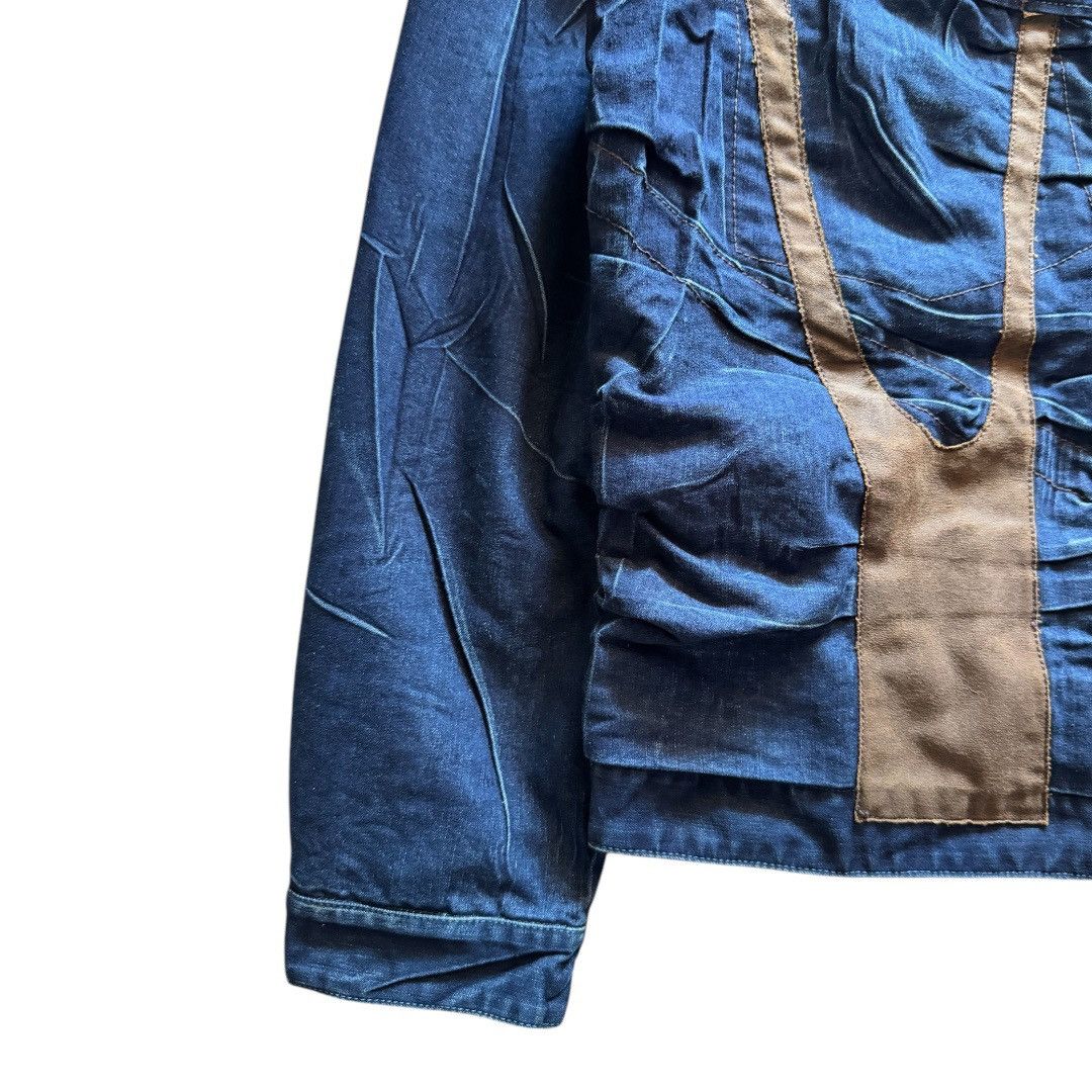 Japanese Brand × Marithe + Francois Girbaud Archive Marithe Francois Girbaud Panelled Robot Jean Jacket Size US L / EU 52-54 / 3 - 6 Thumbnail